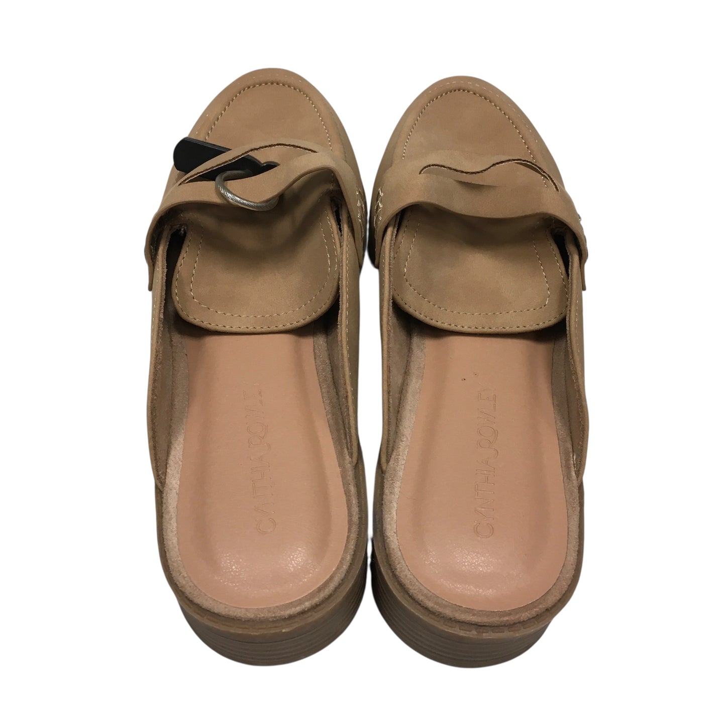 Shoes Flats By Cynthia Rowley In Tan, Size:8.5