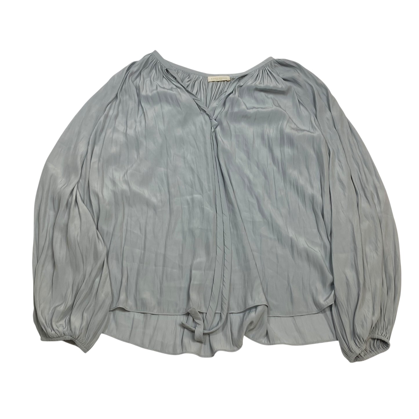 Blouse Ls By Maven West In Grey, Size:M