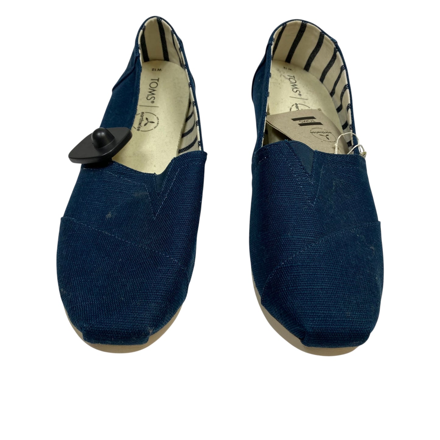 Shoes Flats By Toms In Navy, Size:12