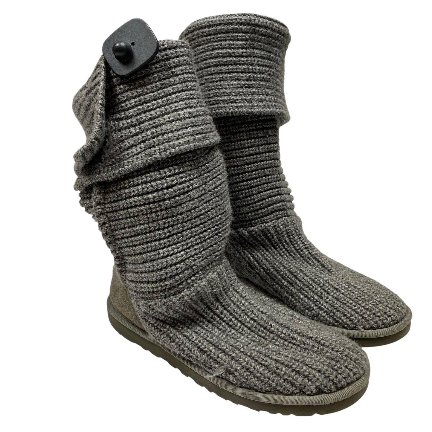 Boots Designer By Ugg In Grey, Size:9