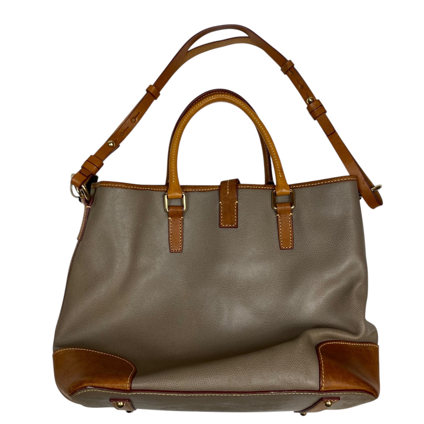 Handbag Designer By Dooney And Bourke In Taupe, Size:Large