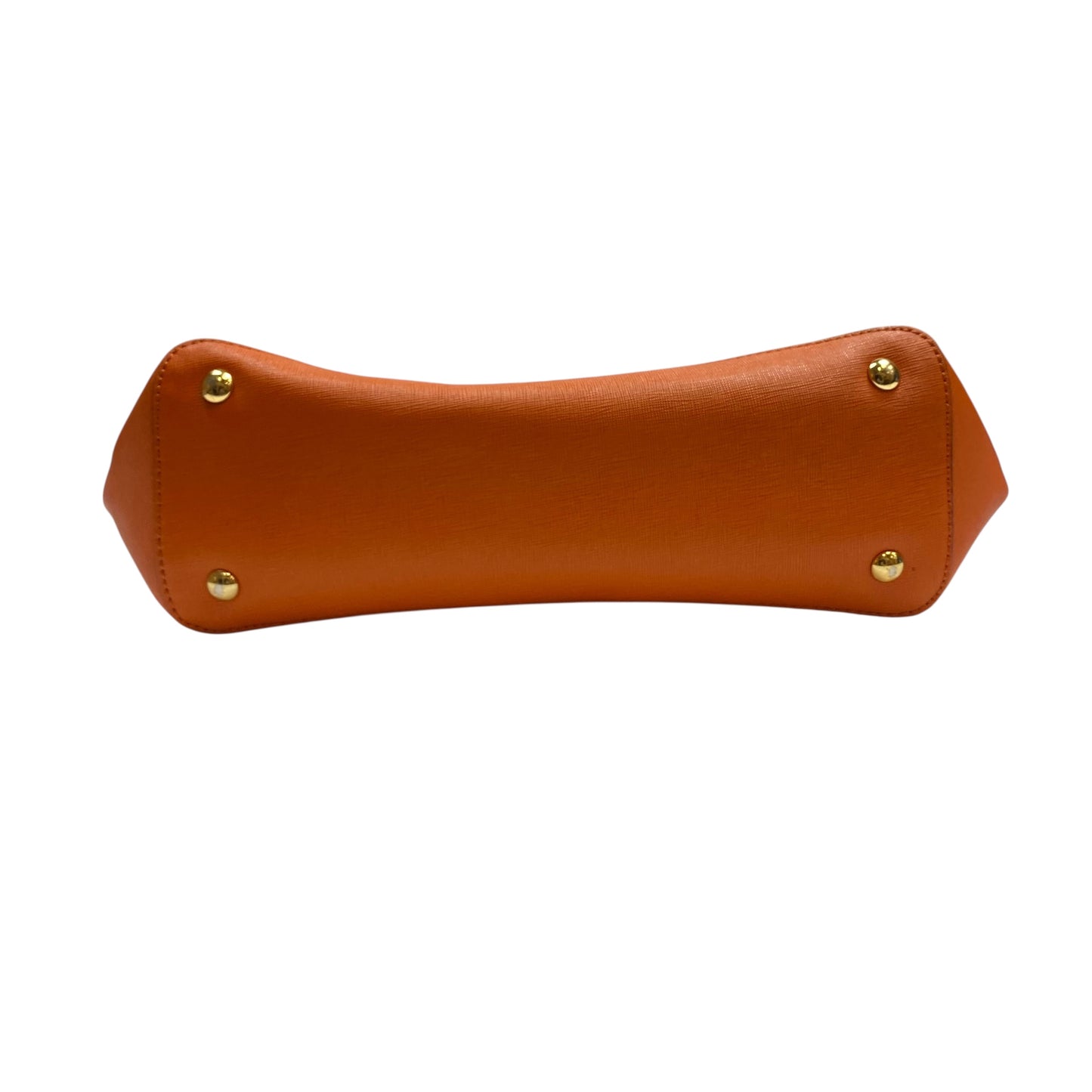 Handbag Designer By Michael Kors In Orange, Size:Medium