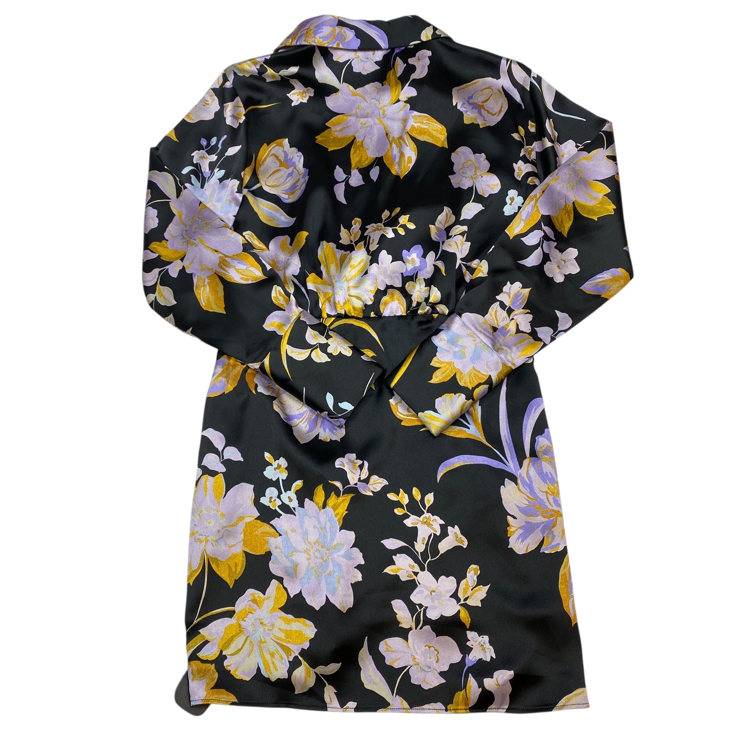 Dress Casual Short By Mng In Black & Purple, Size:M