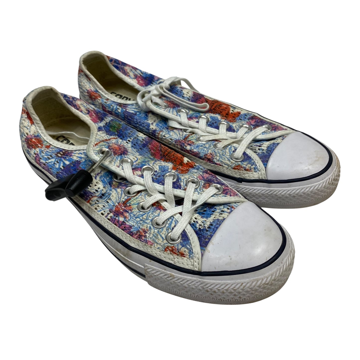 Shoes Sneakers By Converse In Blue & Cream, Size:8