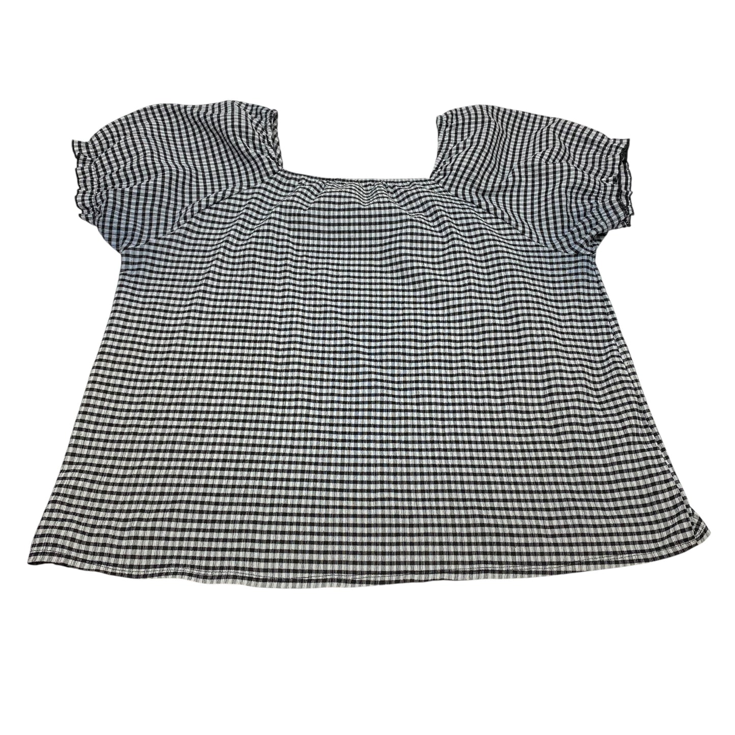Top Ss By Cato In Black & White, Size:1X