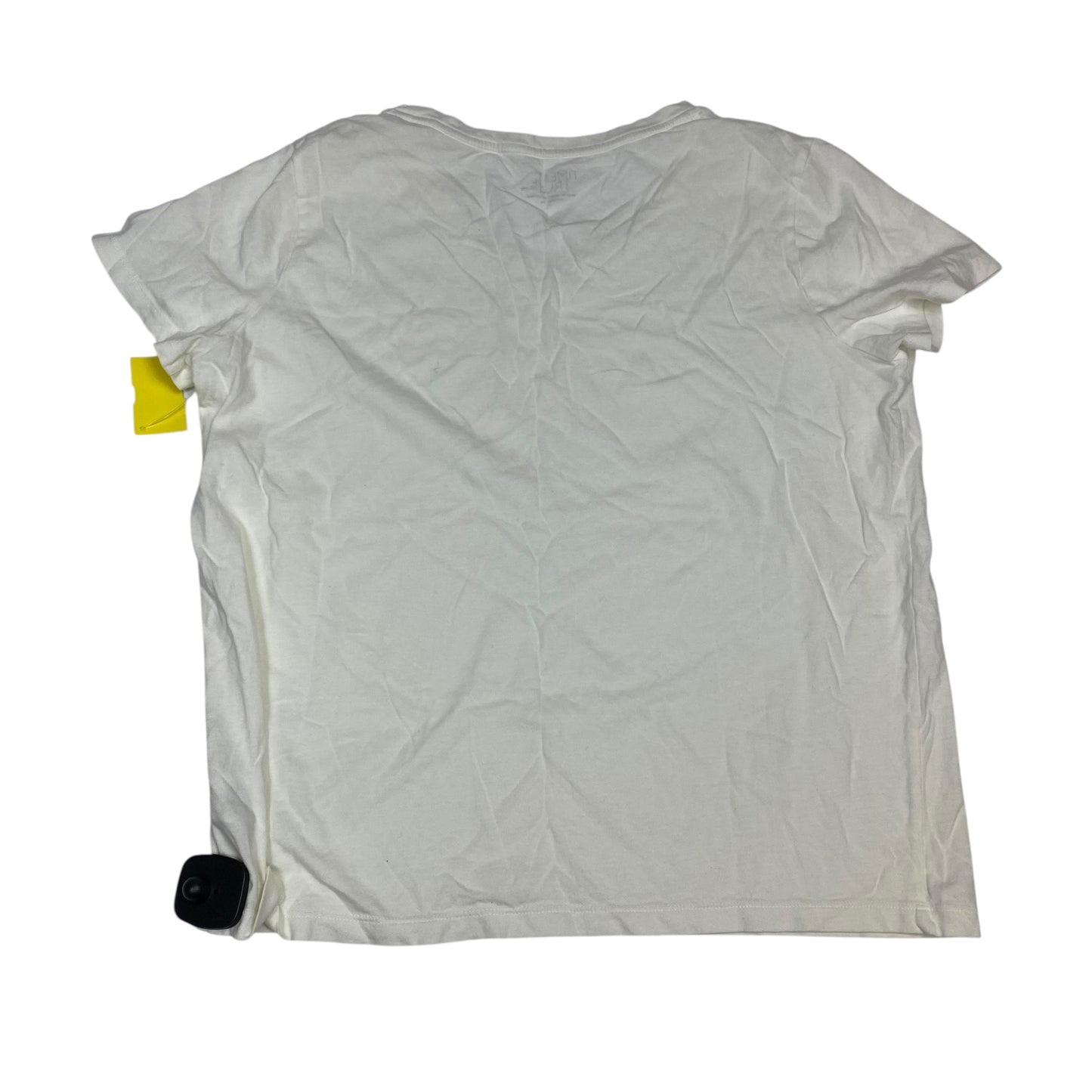 Top Ss Basic By Time And Tru In Cream, Size:L