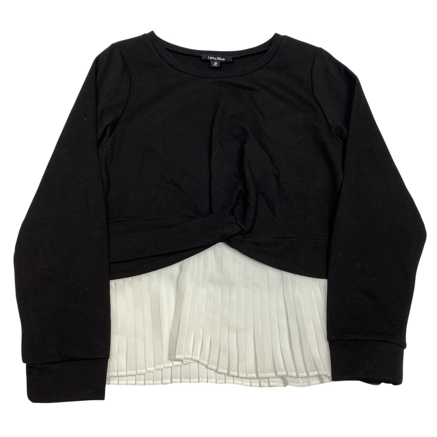 Top Ls By Lea & Viola In Black, Size:M