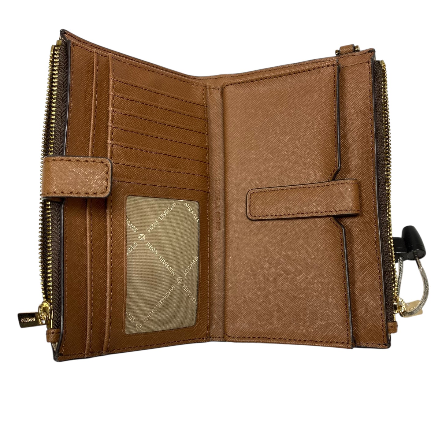 Wallet Designer By Michael Kors In Brown, Size:Large