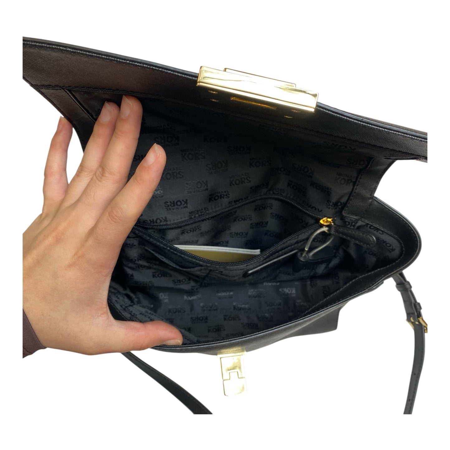 Crossbody Designer By Michael Kors, Size: Medium