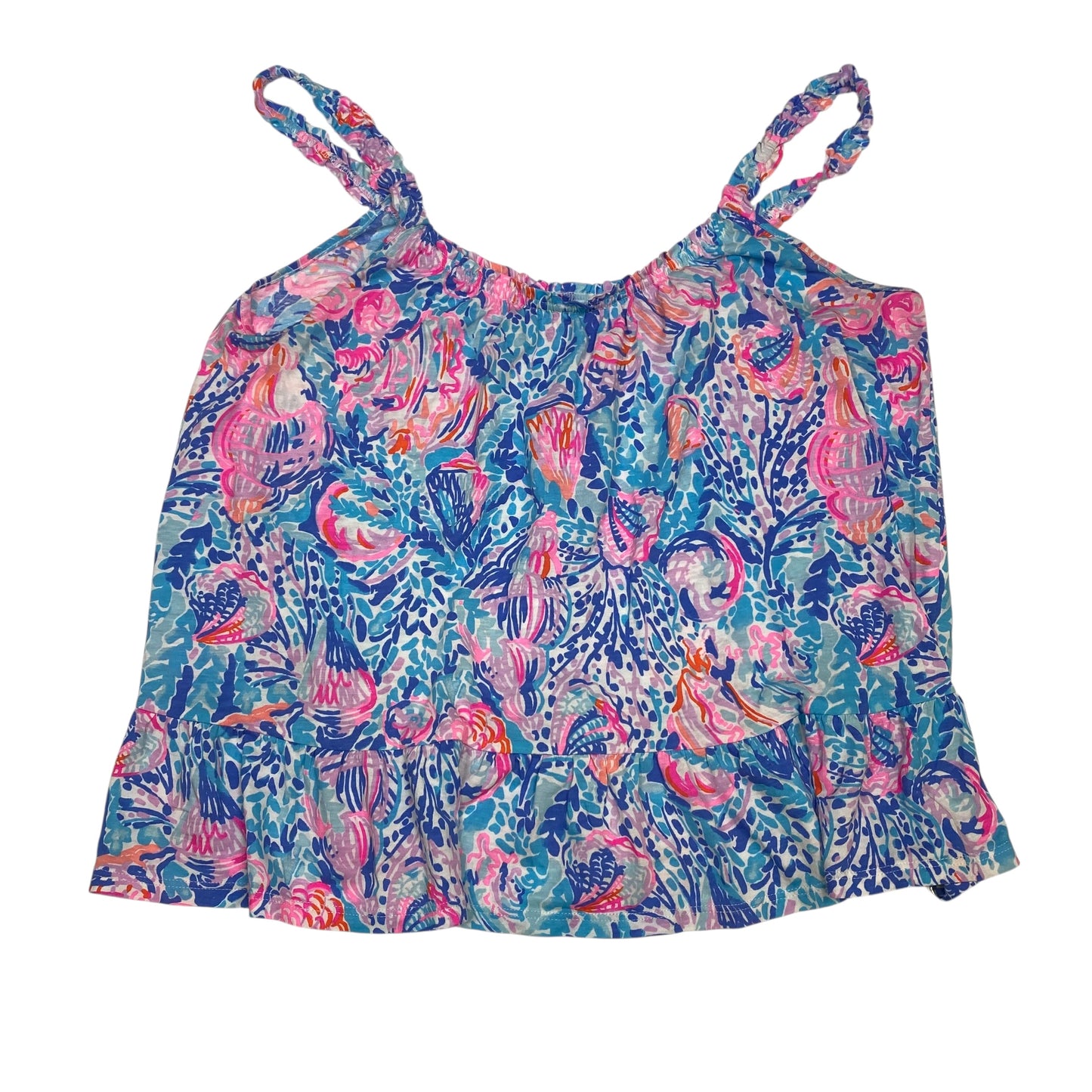 Top Sleeveless Designer By Lilly Pulitzer In Blue, Size:S