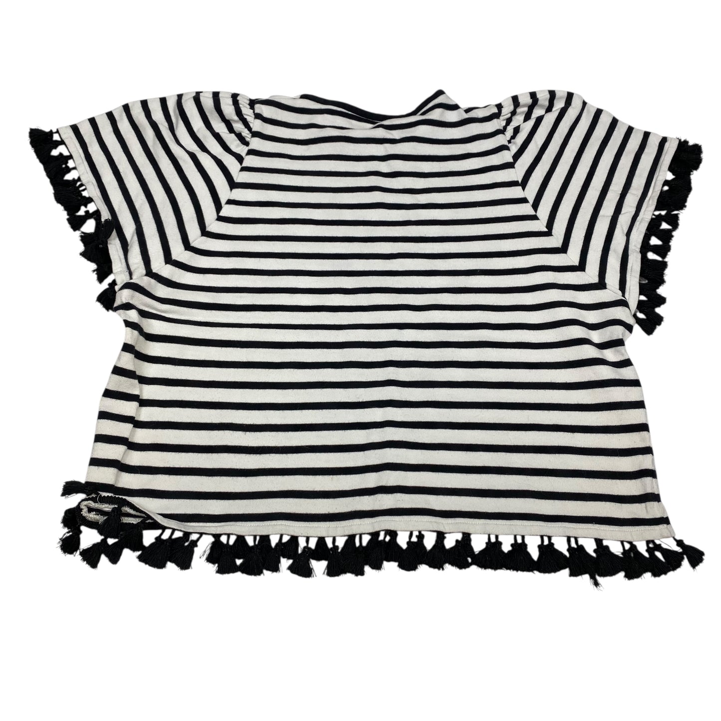 Top Ss Designer By Kate Spade In Black & White, Size:Xl