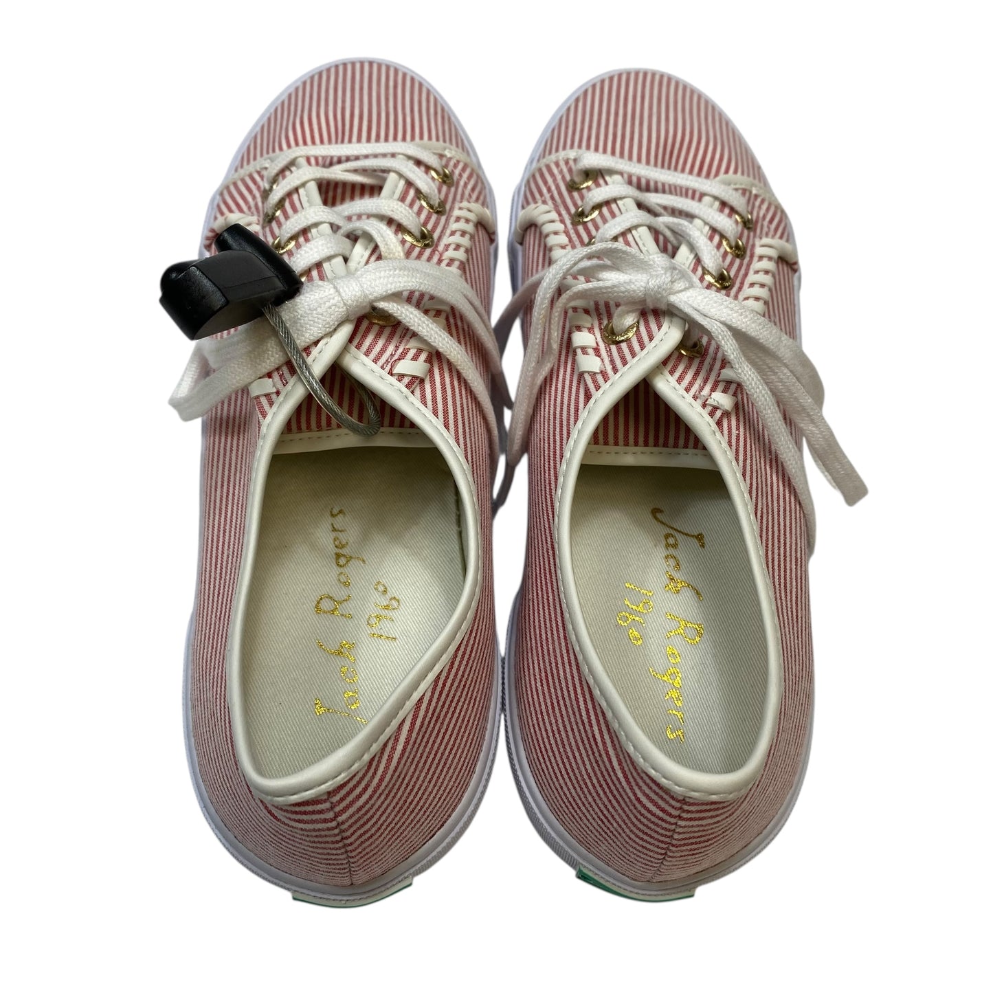 Shoes Designer By Jack Rogers In Red & White, Size:8.5