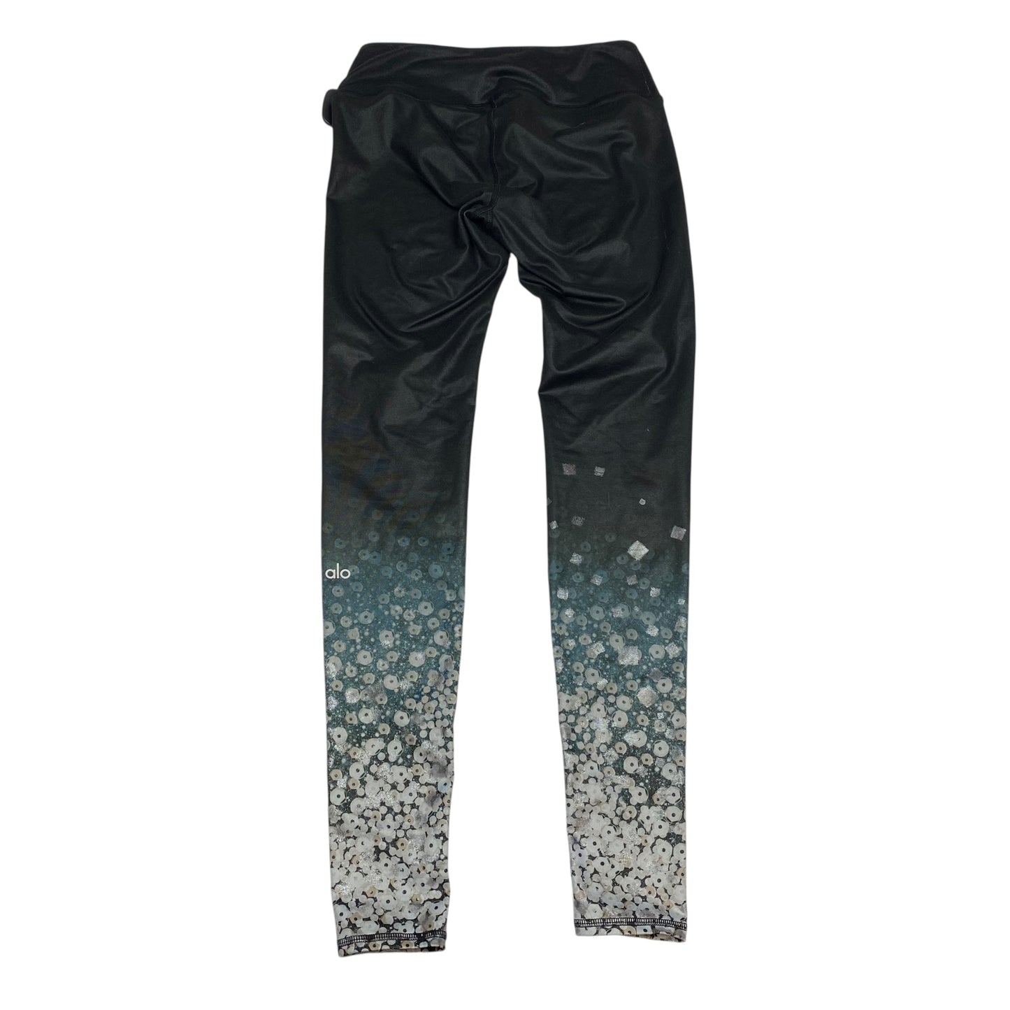 Athletic Leggings By Alo In Black & Purple, Size:Xs