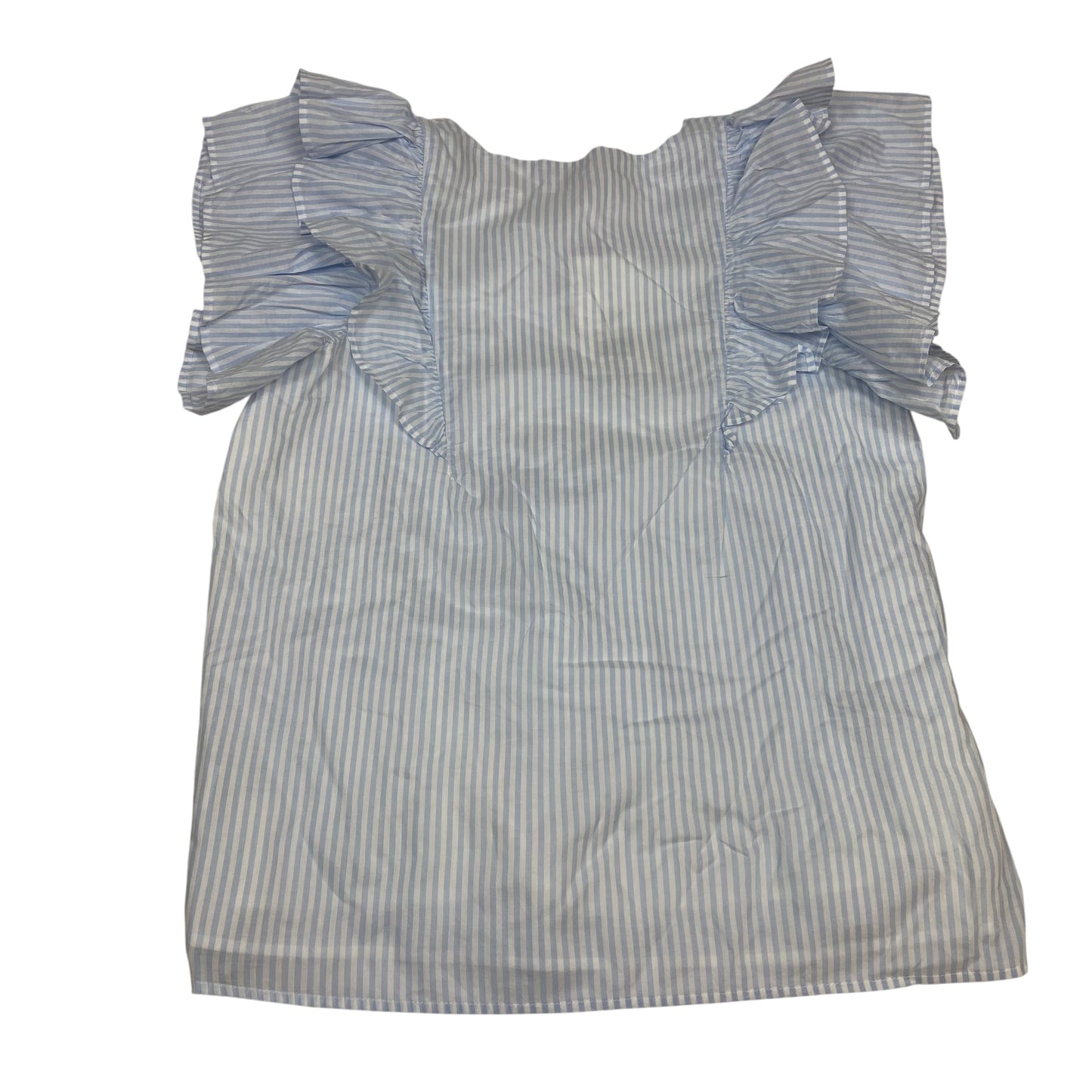 Top Sleeveless By Crown And Ivy In Blue & White, Size:S