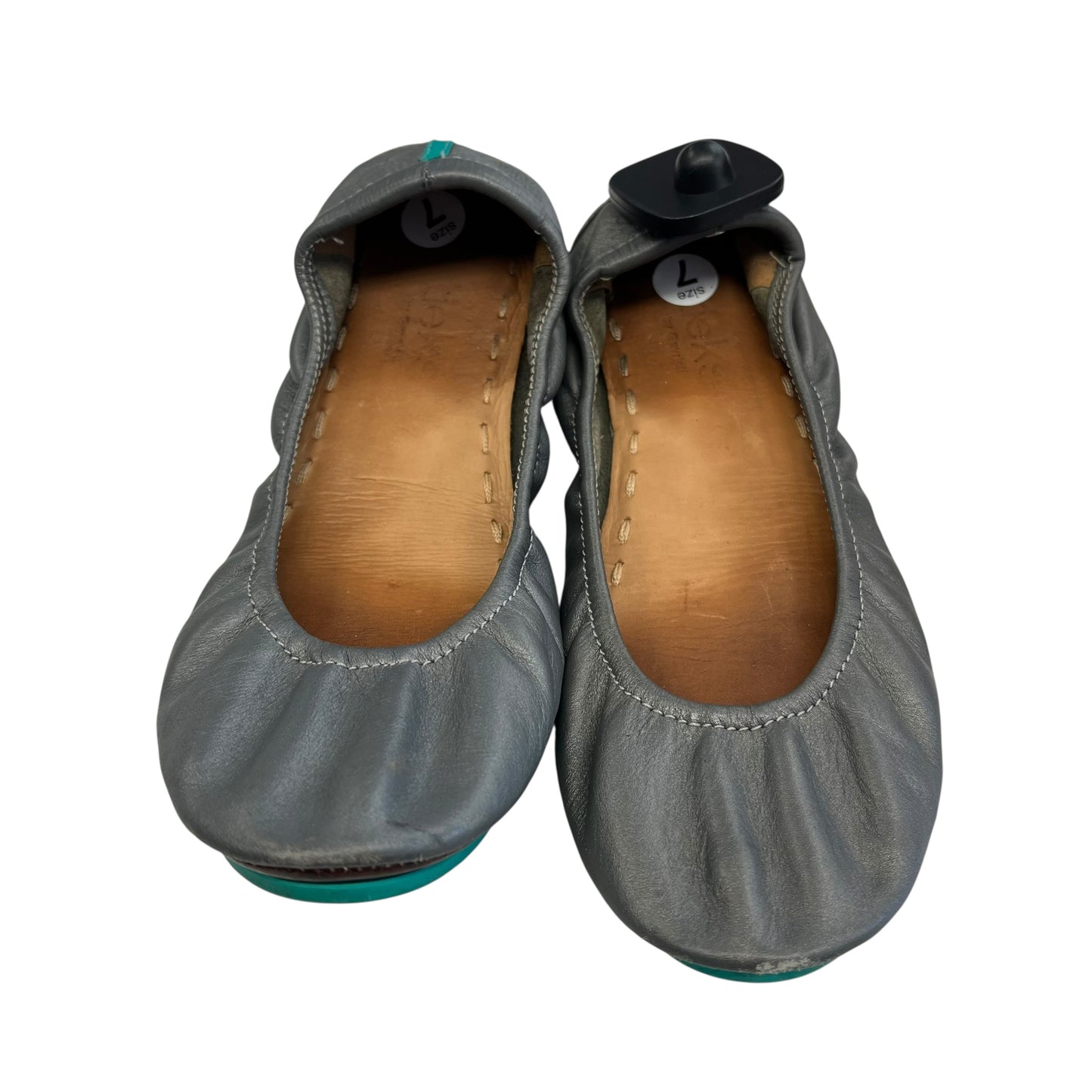 Shoes Flats By Tieks In Silver, Size:7