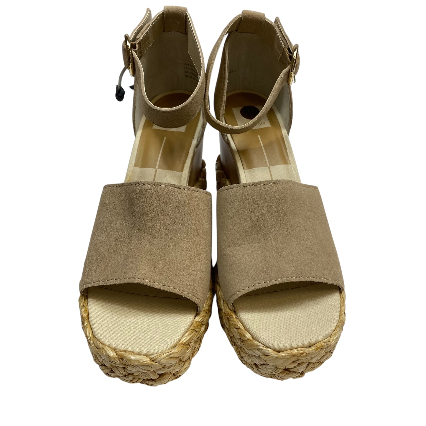 Shoes Heels Wedge By Dolce Vita In Tan, Size:10