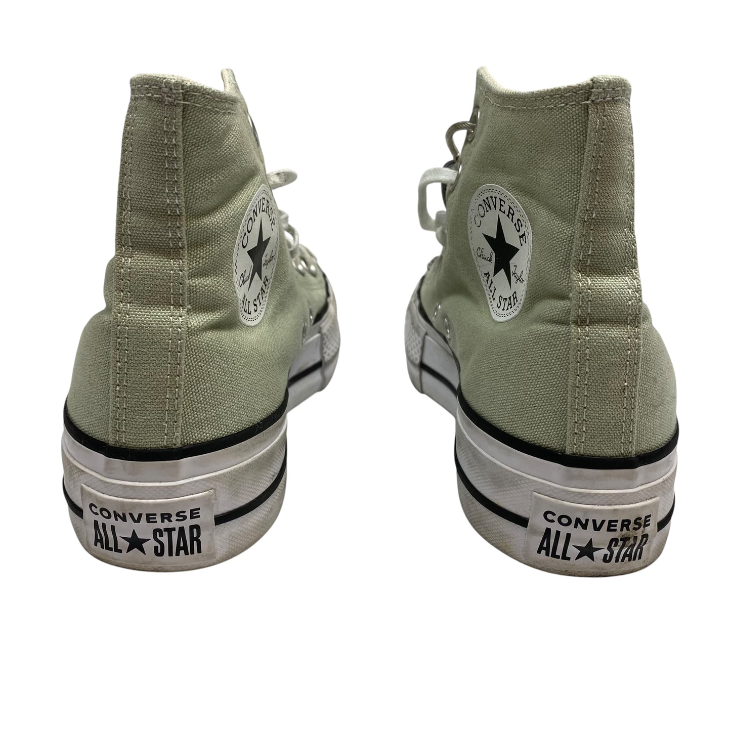 Shoes Sneakers Platform By Converse In Green, Size:7