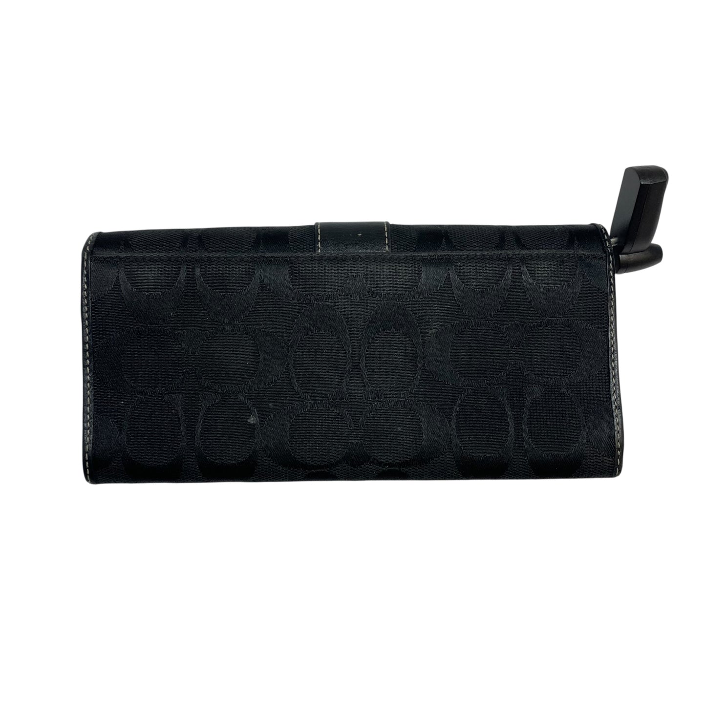 Wallet Designer By Coach In Black, Size:Medium