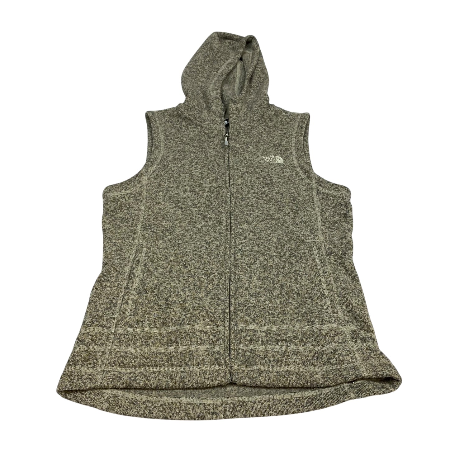 Vest Fleece By The North Face In Tan, Size:L