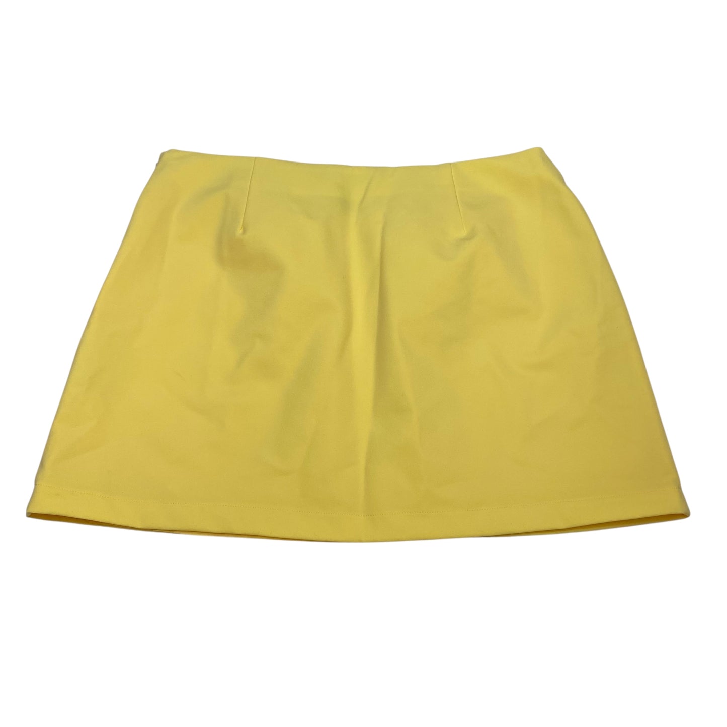 Skirt Mini & Short By Forever 21 In Yellow, Size:Xl