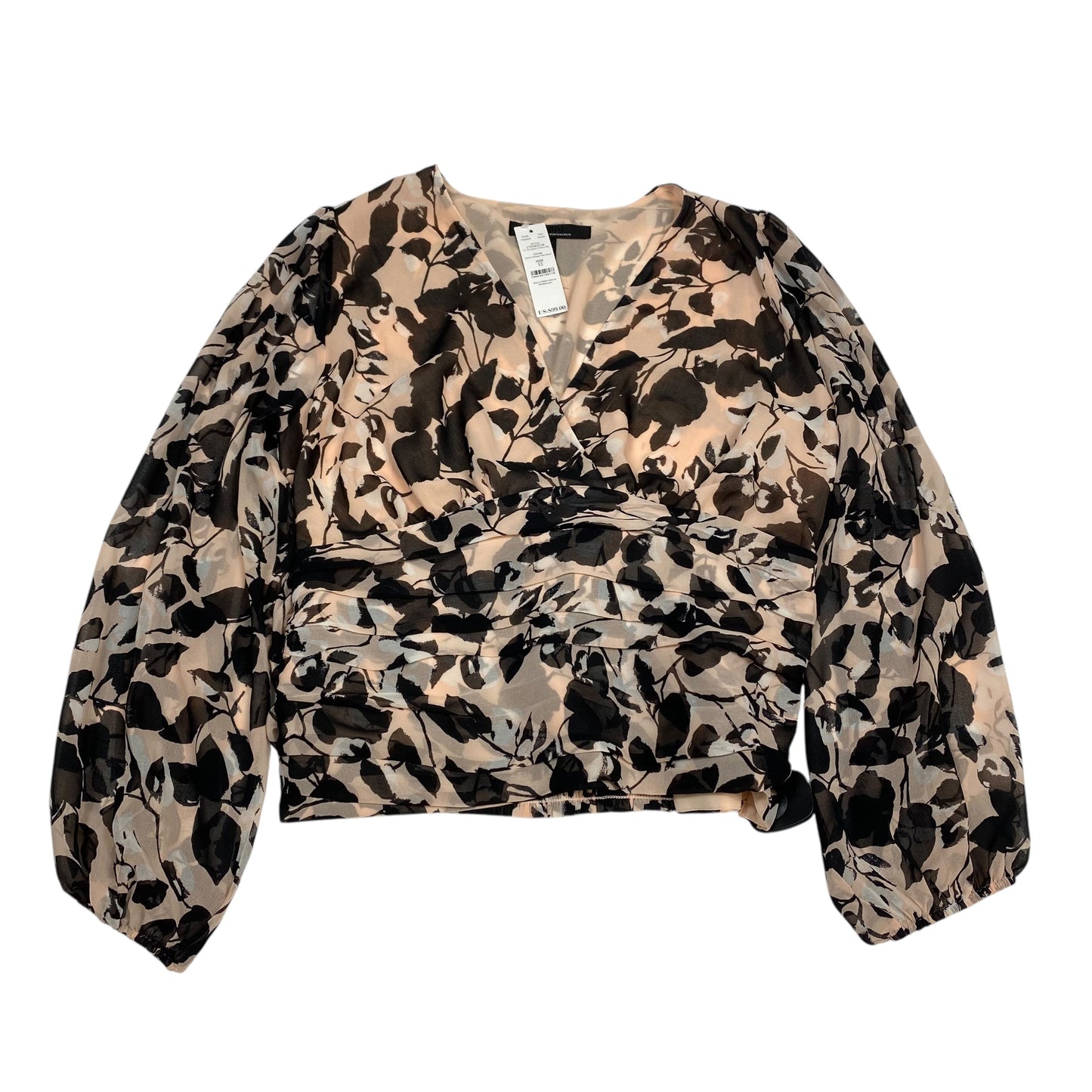 Top Ls By White House Black Market In Black & Pink, Size:L