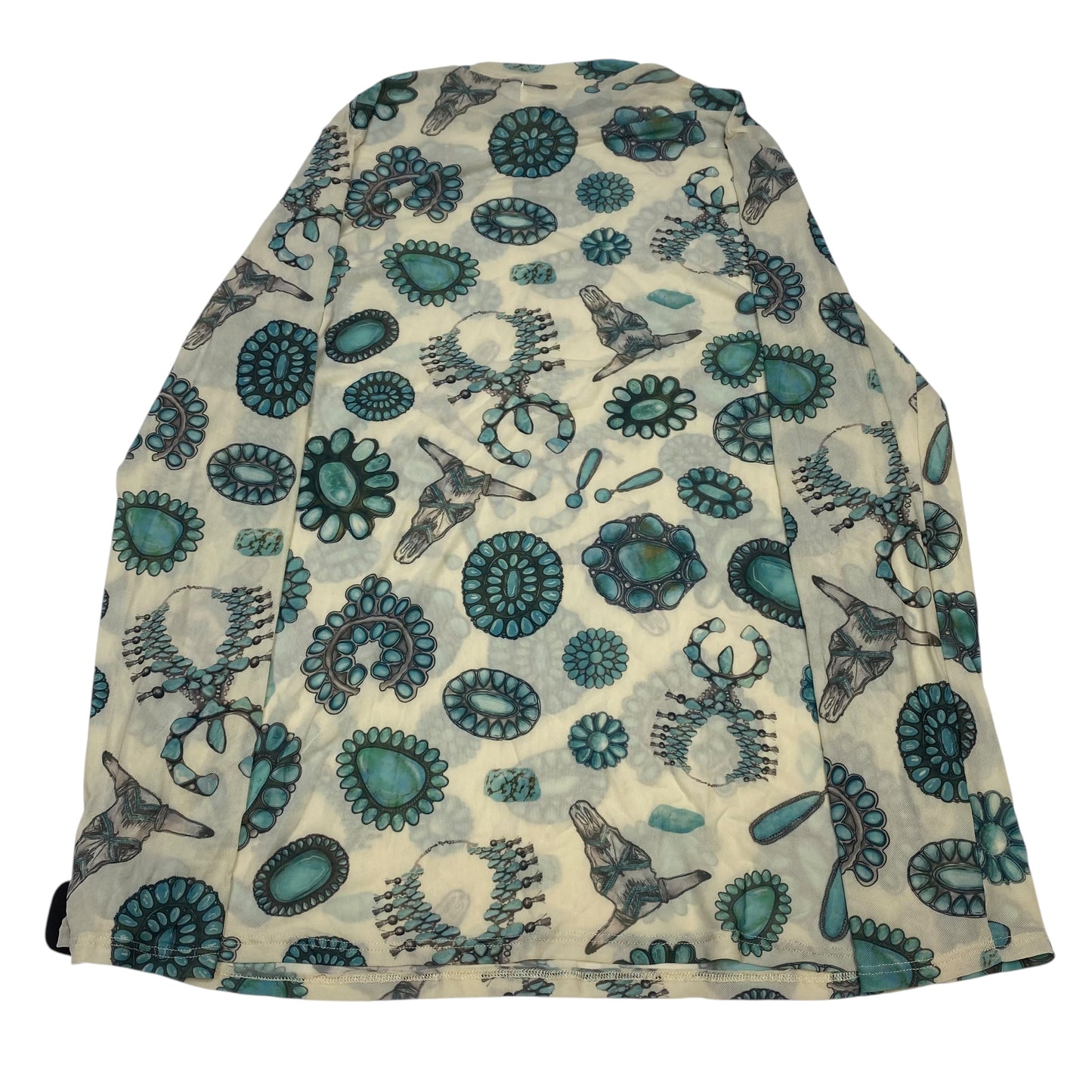 Top Ls By Avery In Green & Tan, Size:M