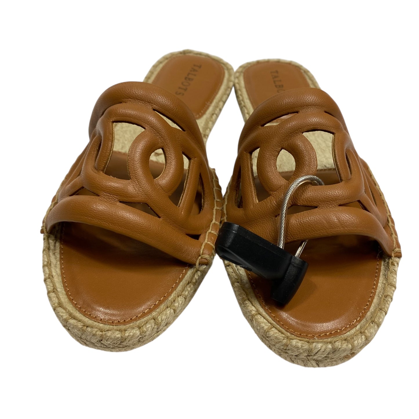 Sandals Flats By Talbots In Brown, Size:8