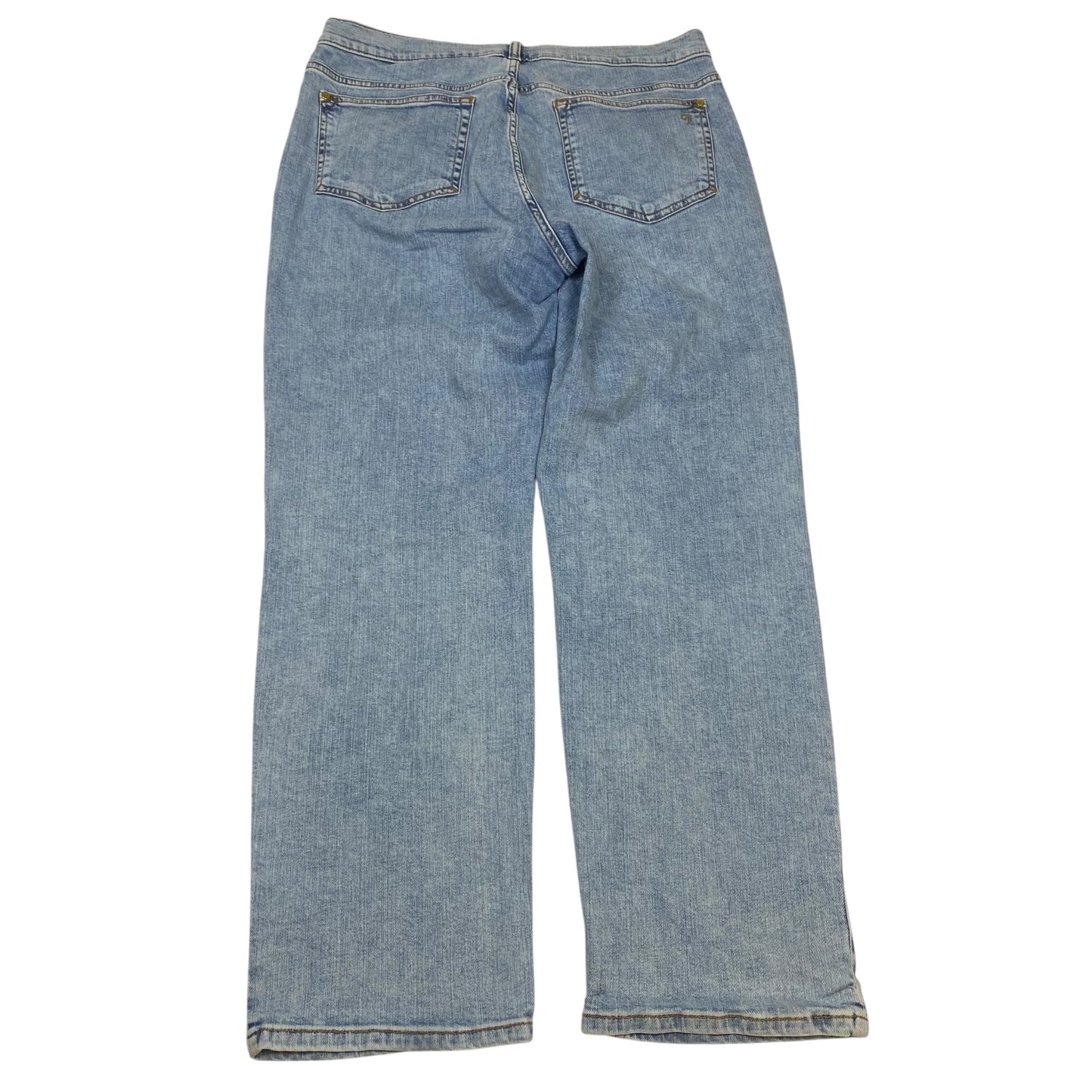 Jeans Straight By Pilcro In Blue Denim, Size:12