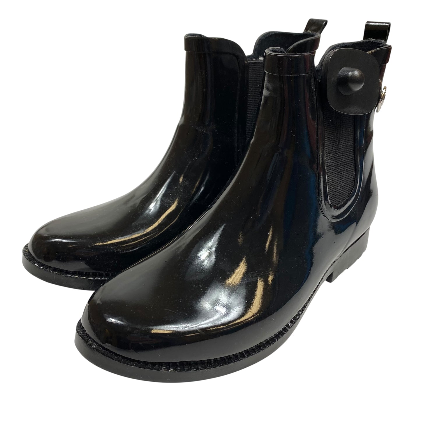 Boots Rain By Michael By Michael Kors In Black, Size:8