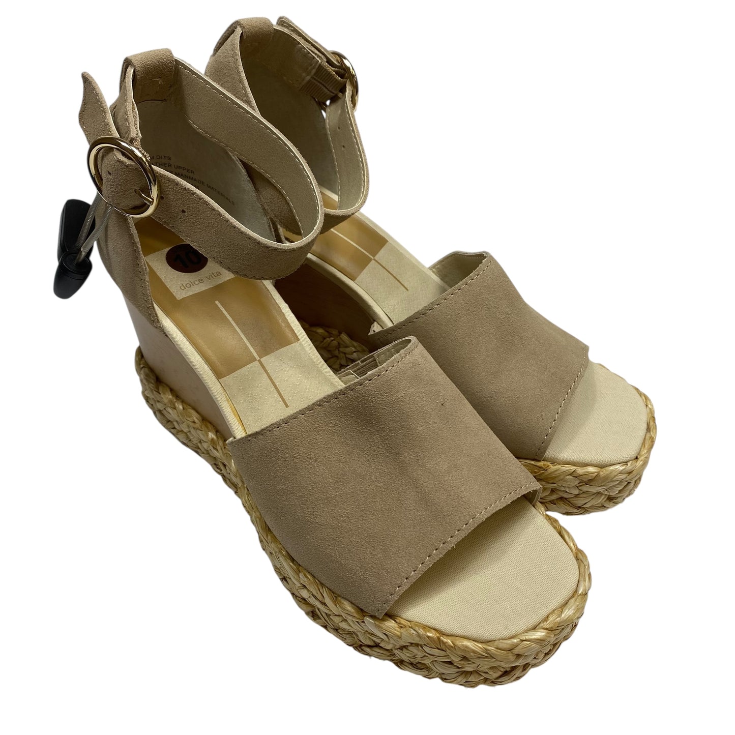 Shoes Heels Wedge By Dolce Vita In Tan, Size:10