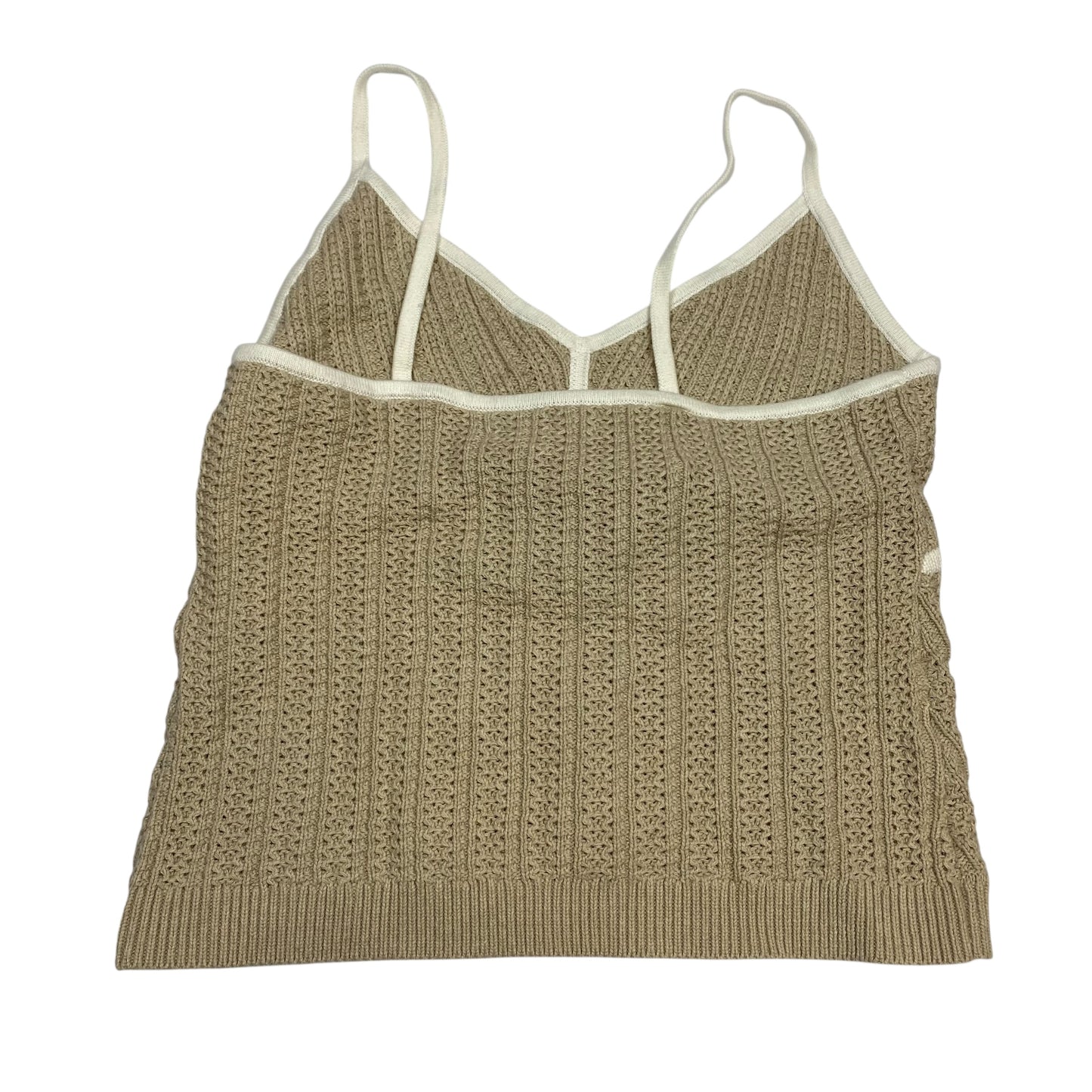 Top Sleeveless By Banana Republic In Tan, Size:S