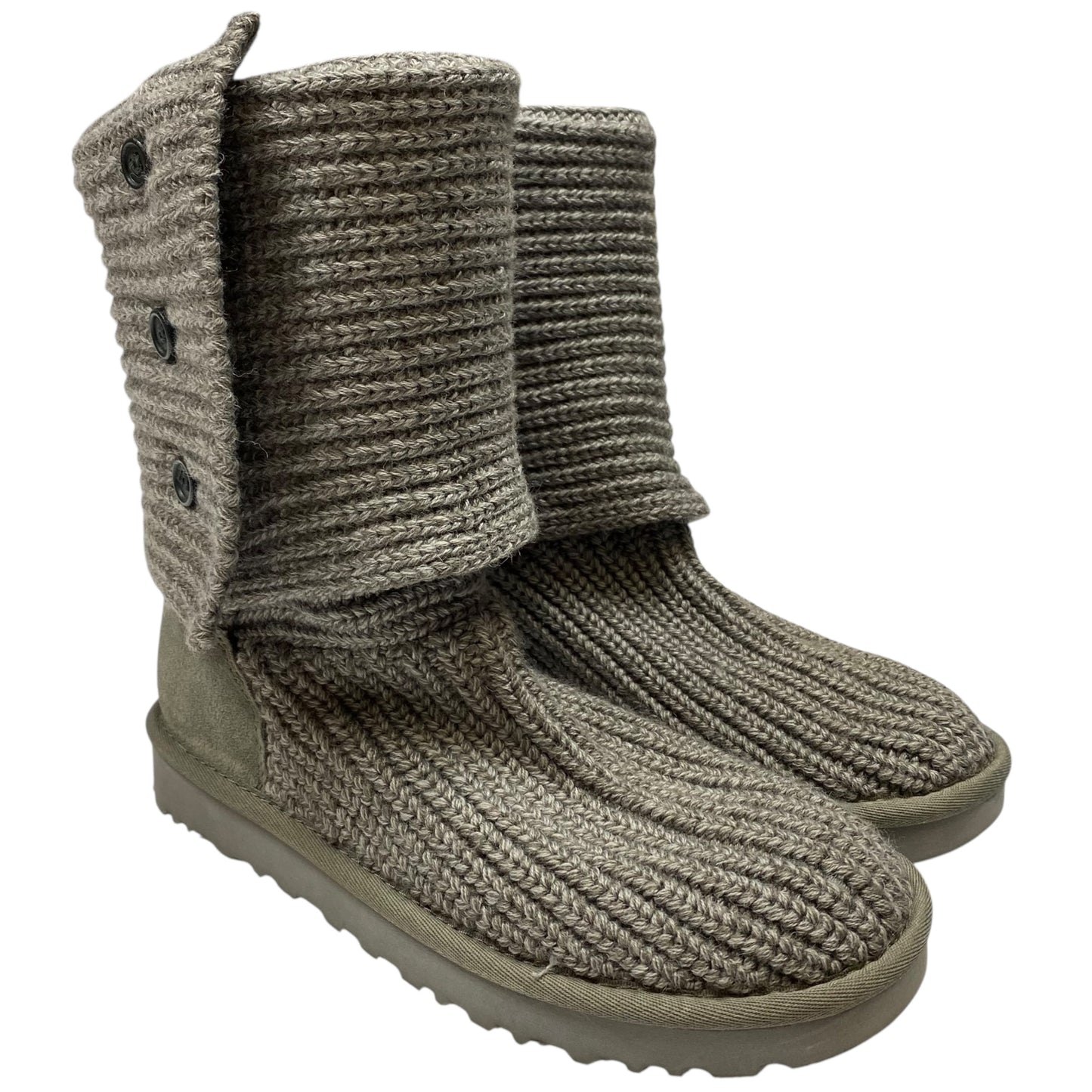 Boots Designer By Ugg In Grey, Size:8