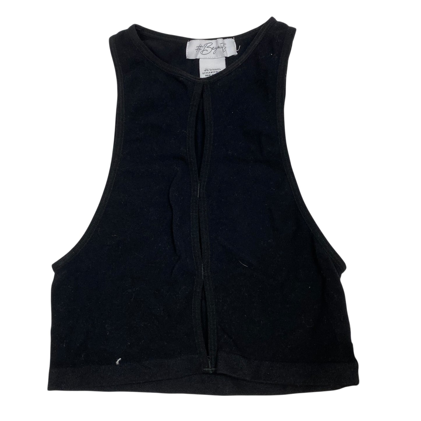 Top Sleeveless By Beyouty In Black, Size:M