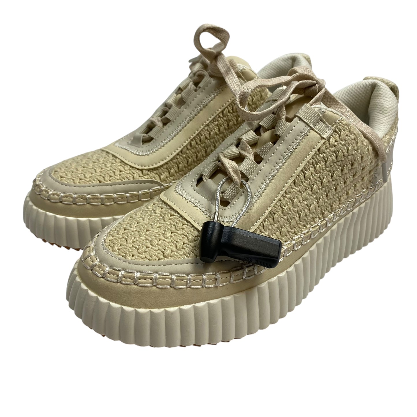 Shoes Sneakers Platform By Vodvob In Cream, Size:8