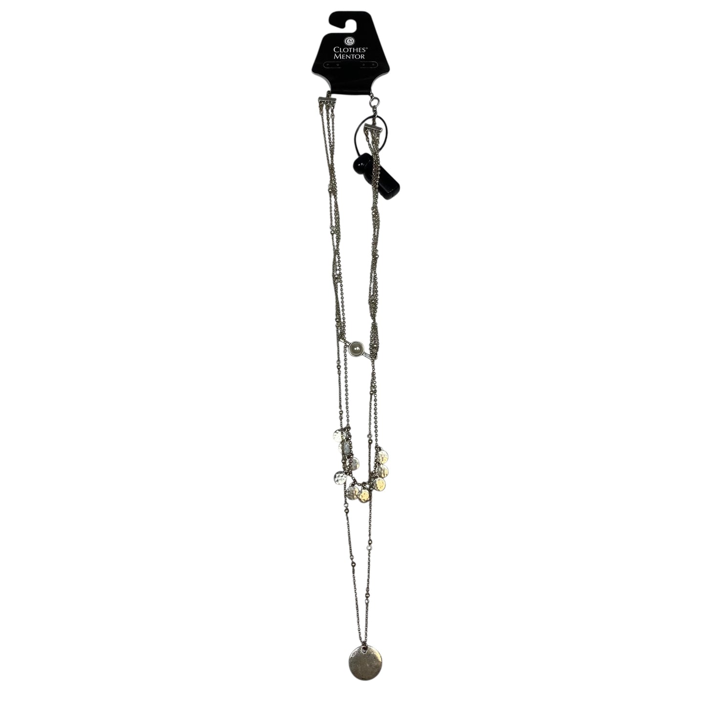 Necklace Layered By Versona In Silver