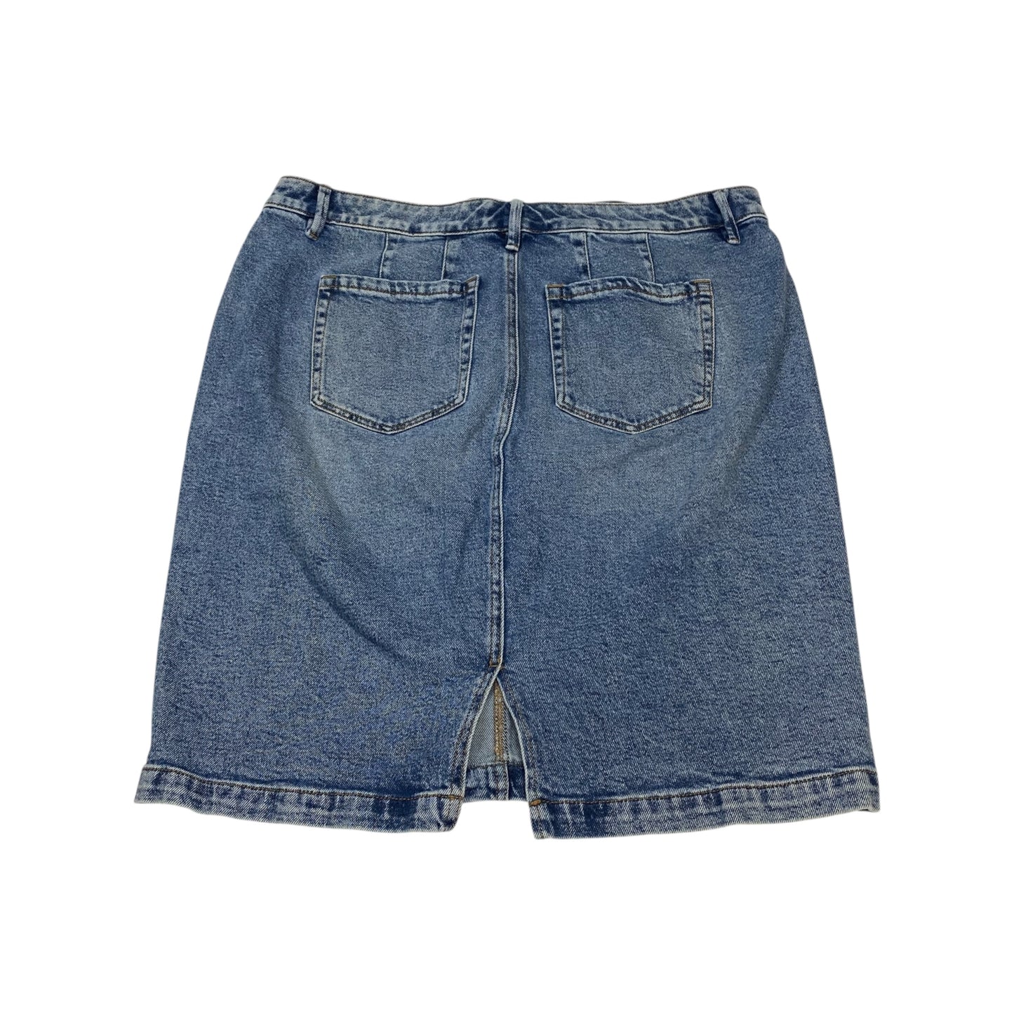 Skirt Mini & Short By Lane Bryant In Blue Denim, Size:Xl