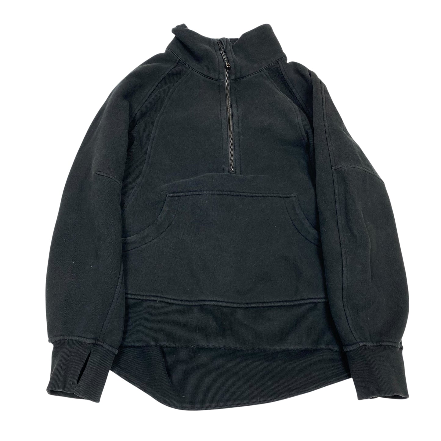 Athletic Sweatshirt Collar By Lululemon In Black, Size:Xs