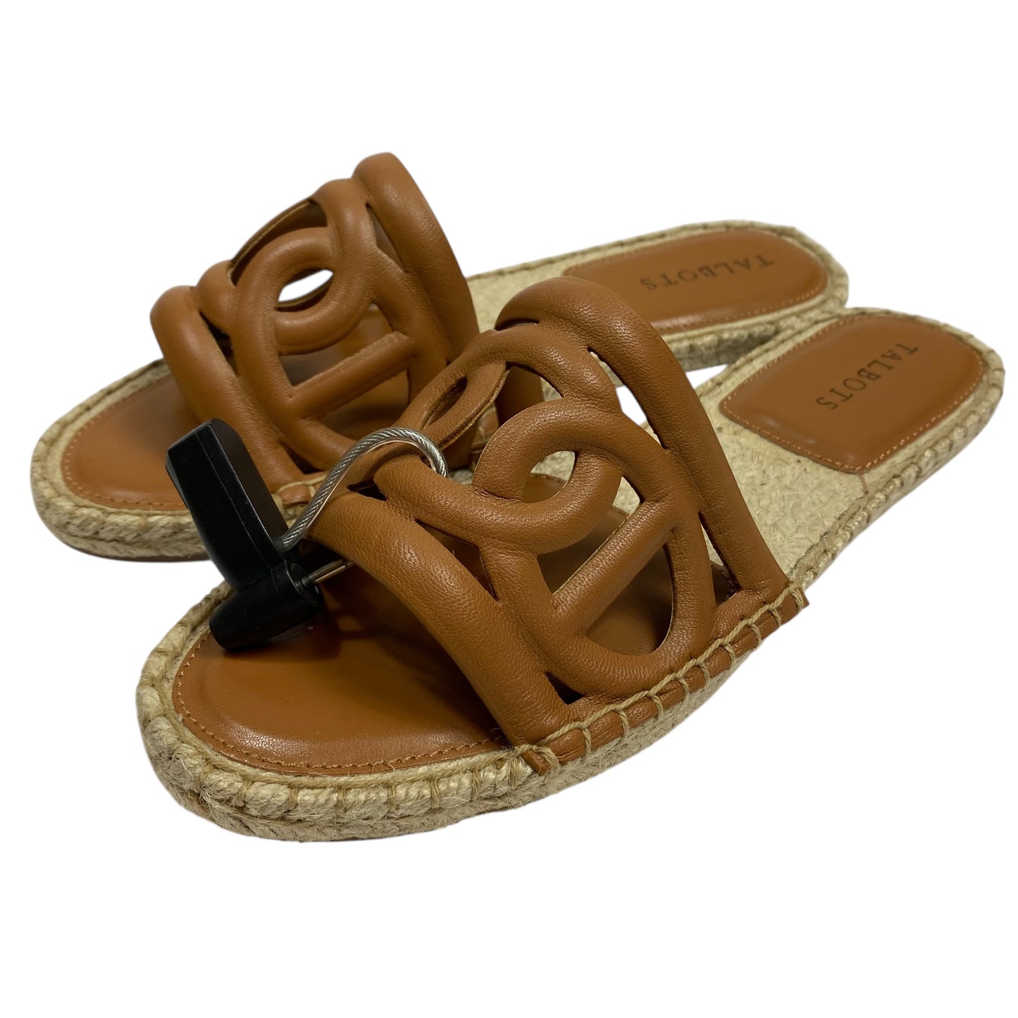 Sandals Flats By Talbots In Brown, Size:8