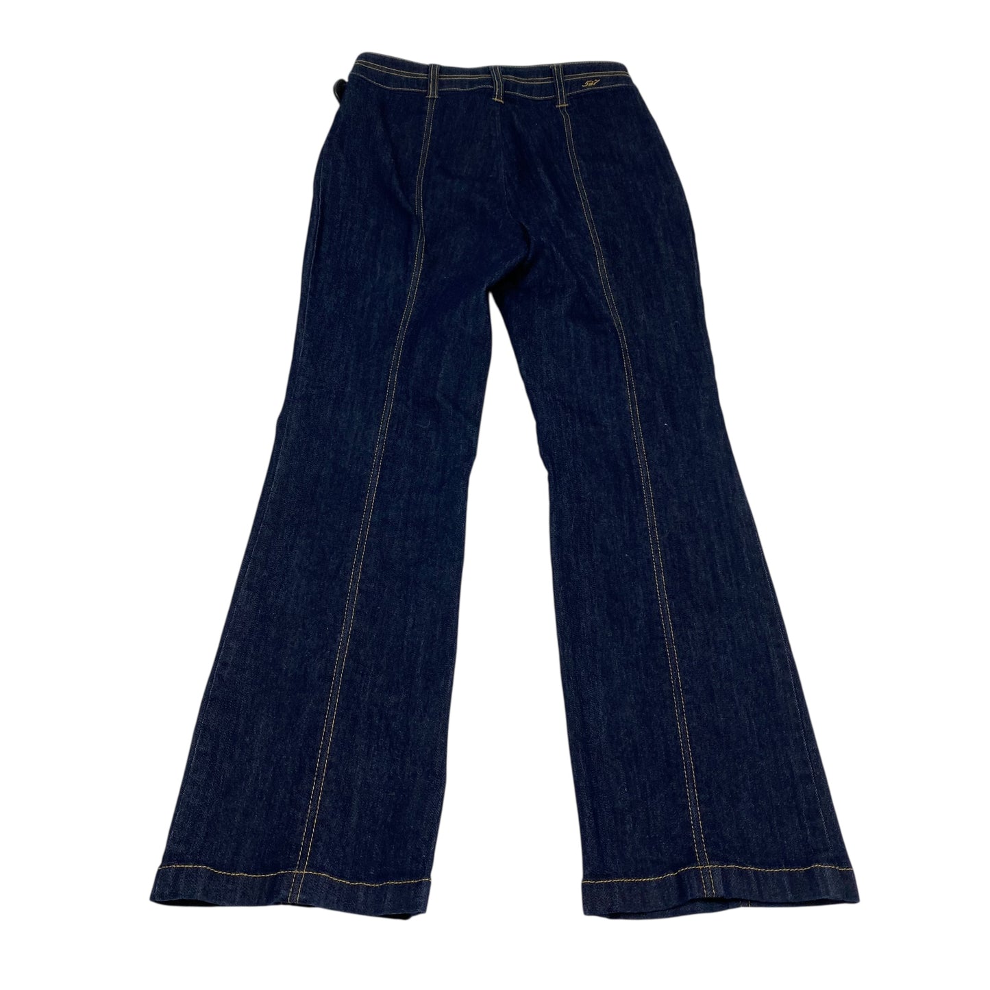 Jeans Straight By Cinc A Sept In Blue Denim, Size:2