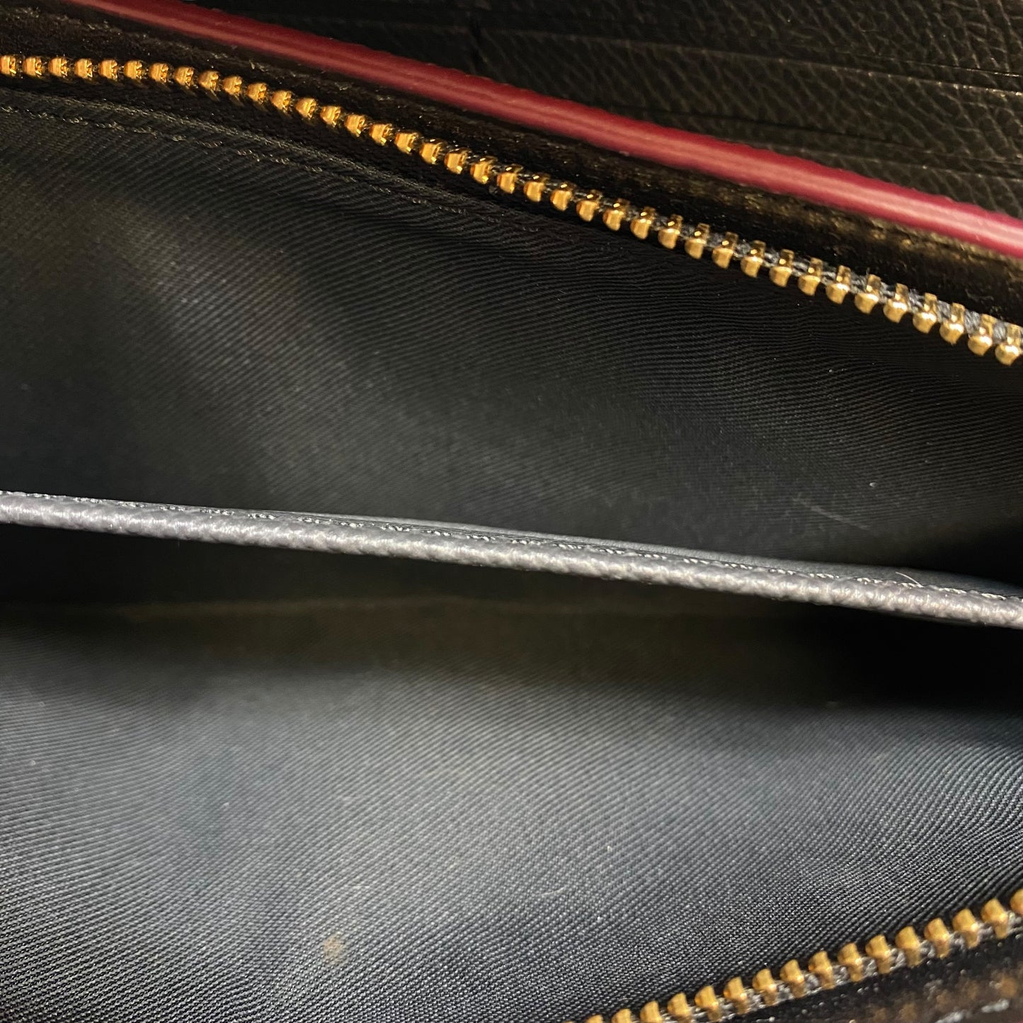 Wallet Designer By Coach In Black & Brown, Size:Large