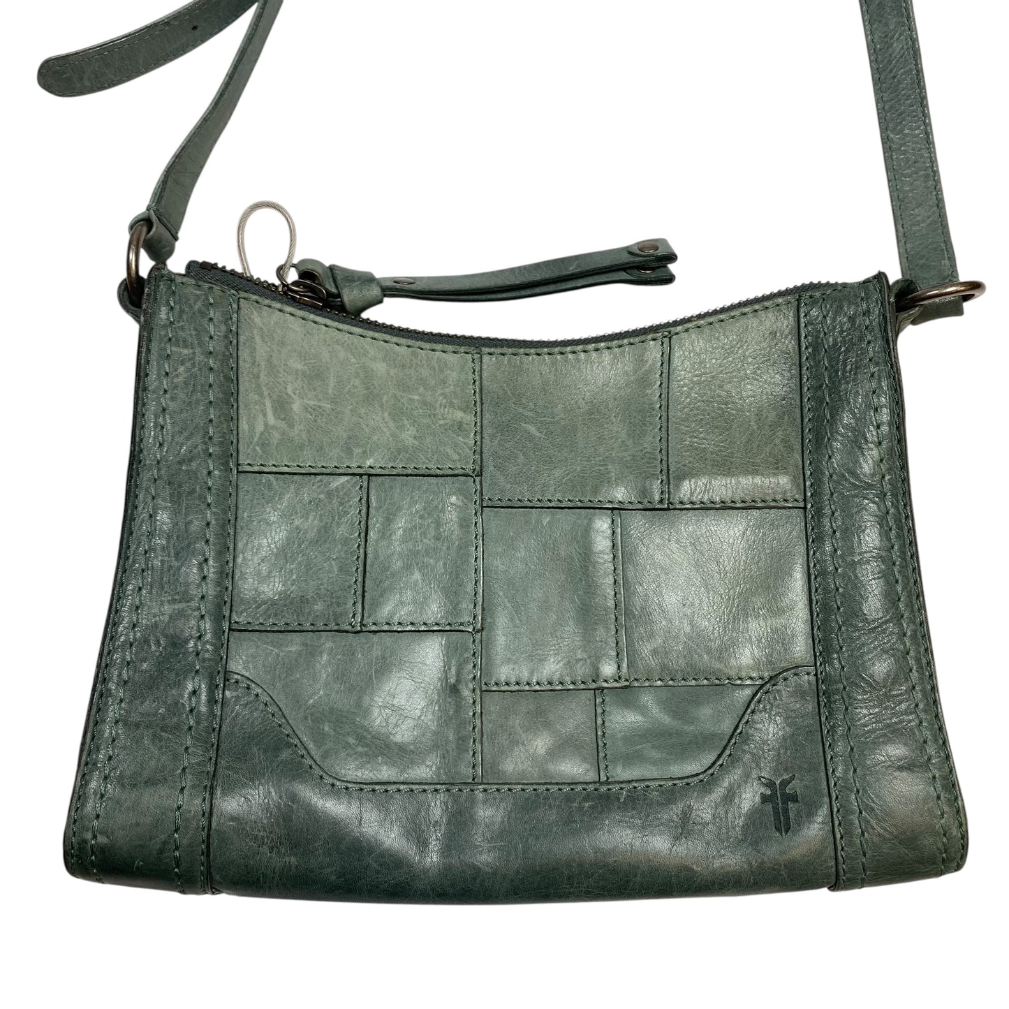 Crossbody Designer By Frye In Green, Size:Medium