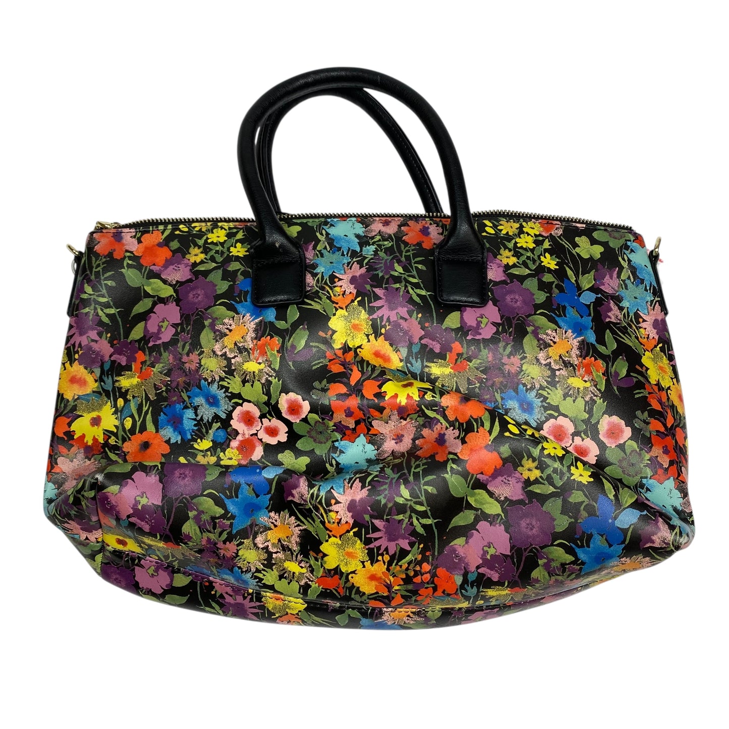 Handbag Designer By Karl Lagerfeld In Floral Print, Size:Medium