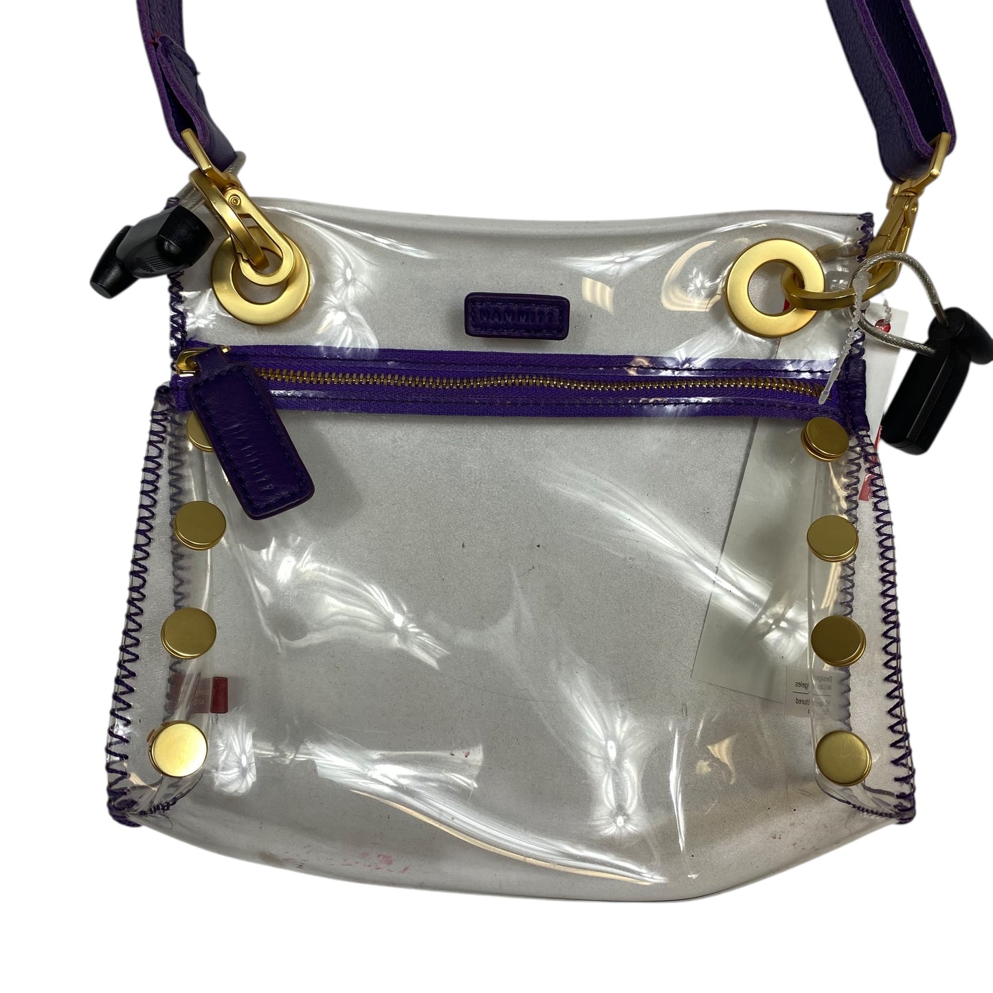 Crossbody Designer By Hammitt In Purple, Size:Small