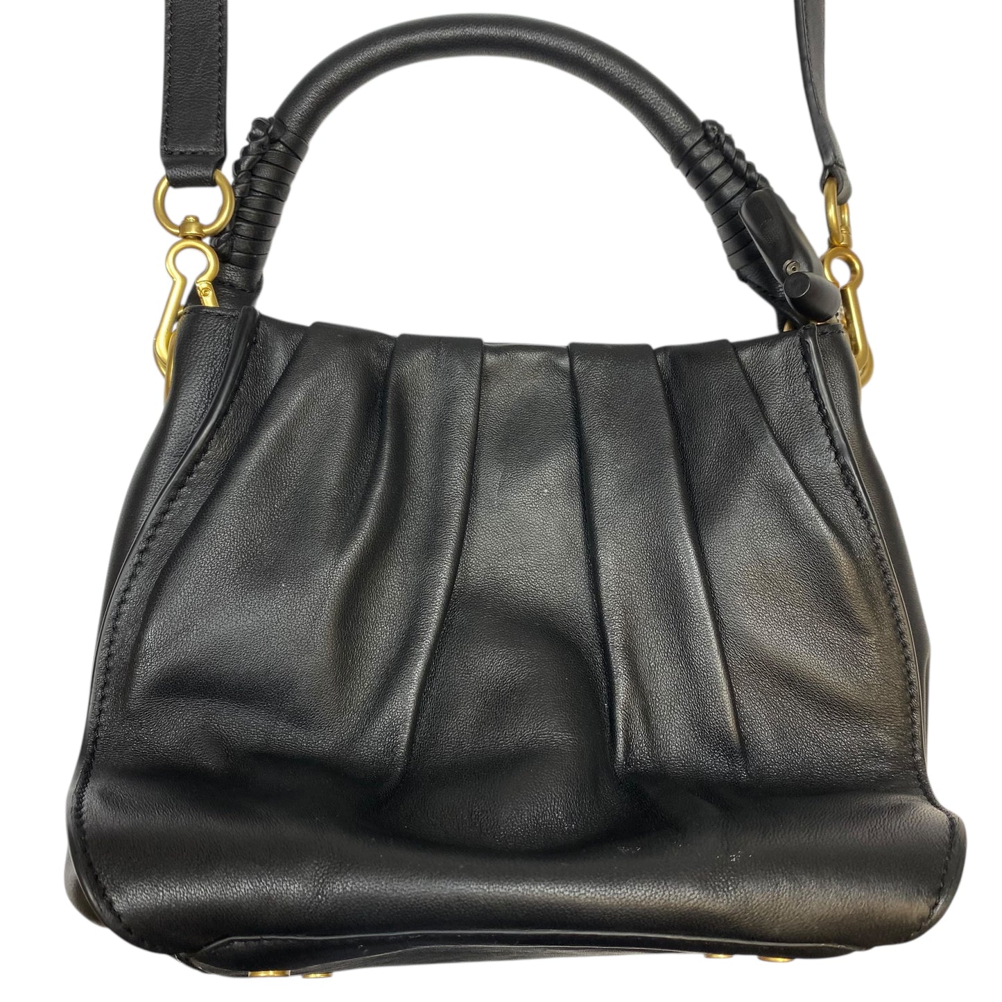 Crossbody Leather By Vince Camuto In Black, Size:Small