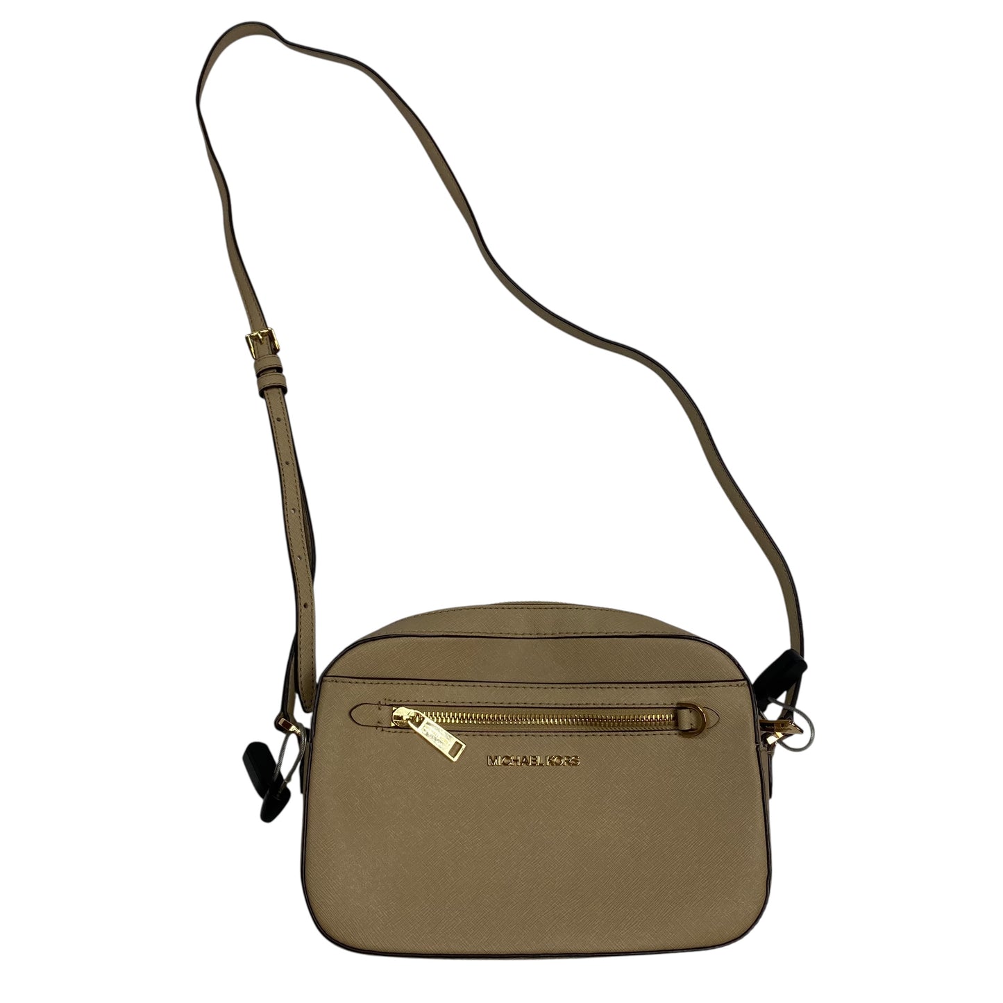 Crossbody Designer By Michael Kors In Tan, Size:Small