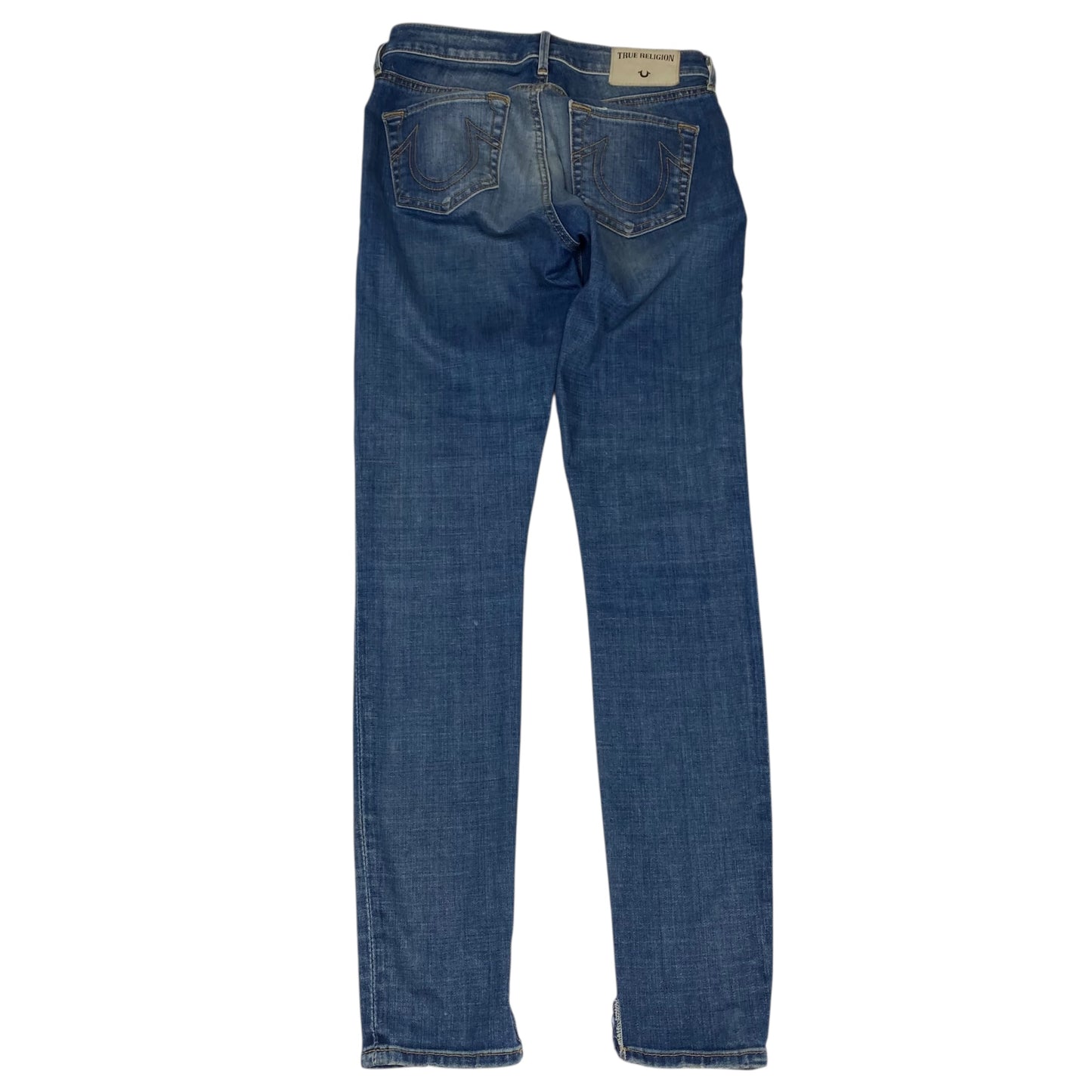 JEANS DESIGNER by TRUE RELIGION in BLUE DENIM, Size:2