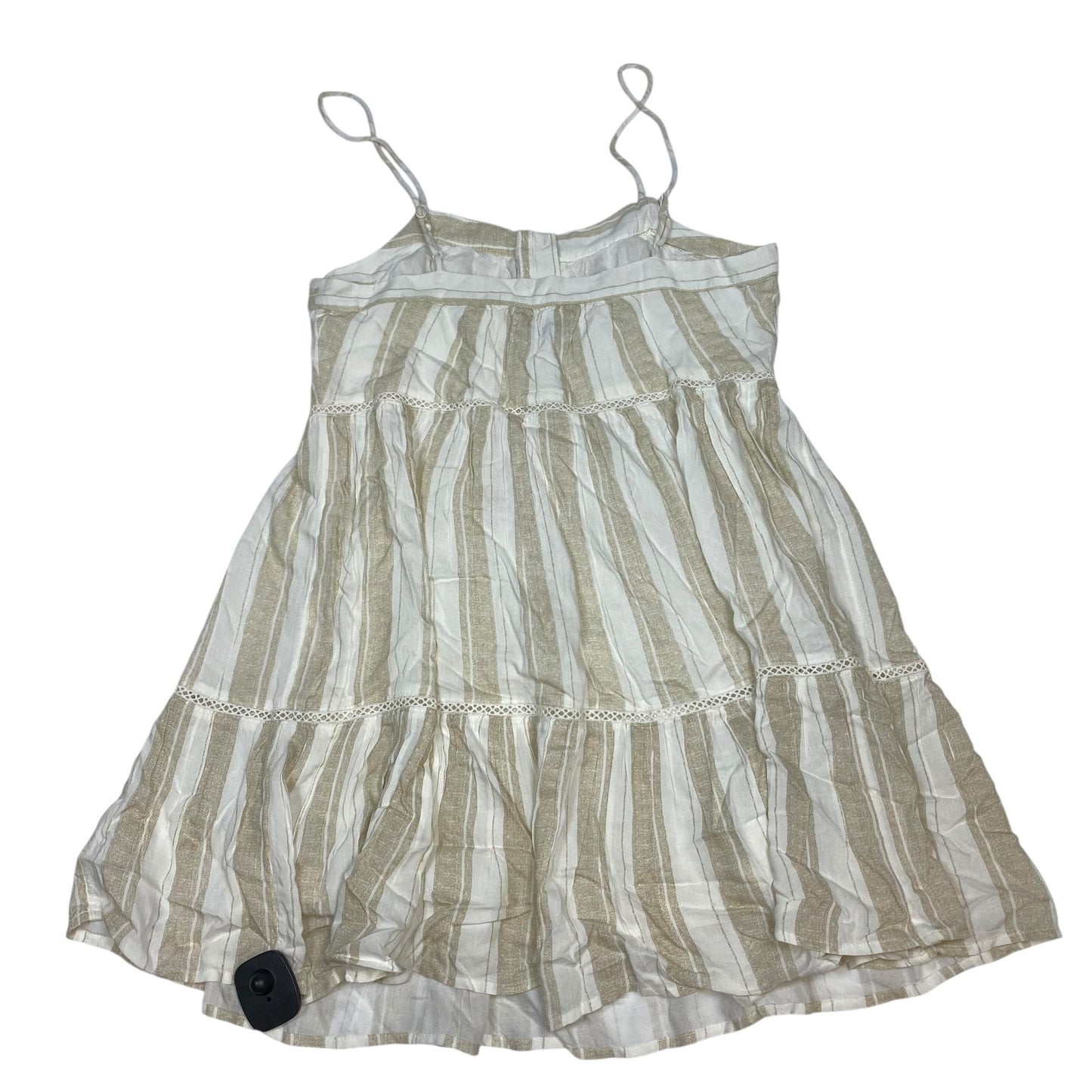 Dress Casual Short By Urban Outfitters In Cream & Tan, Size:S