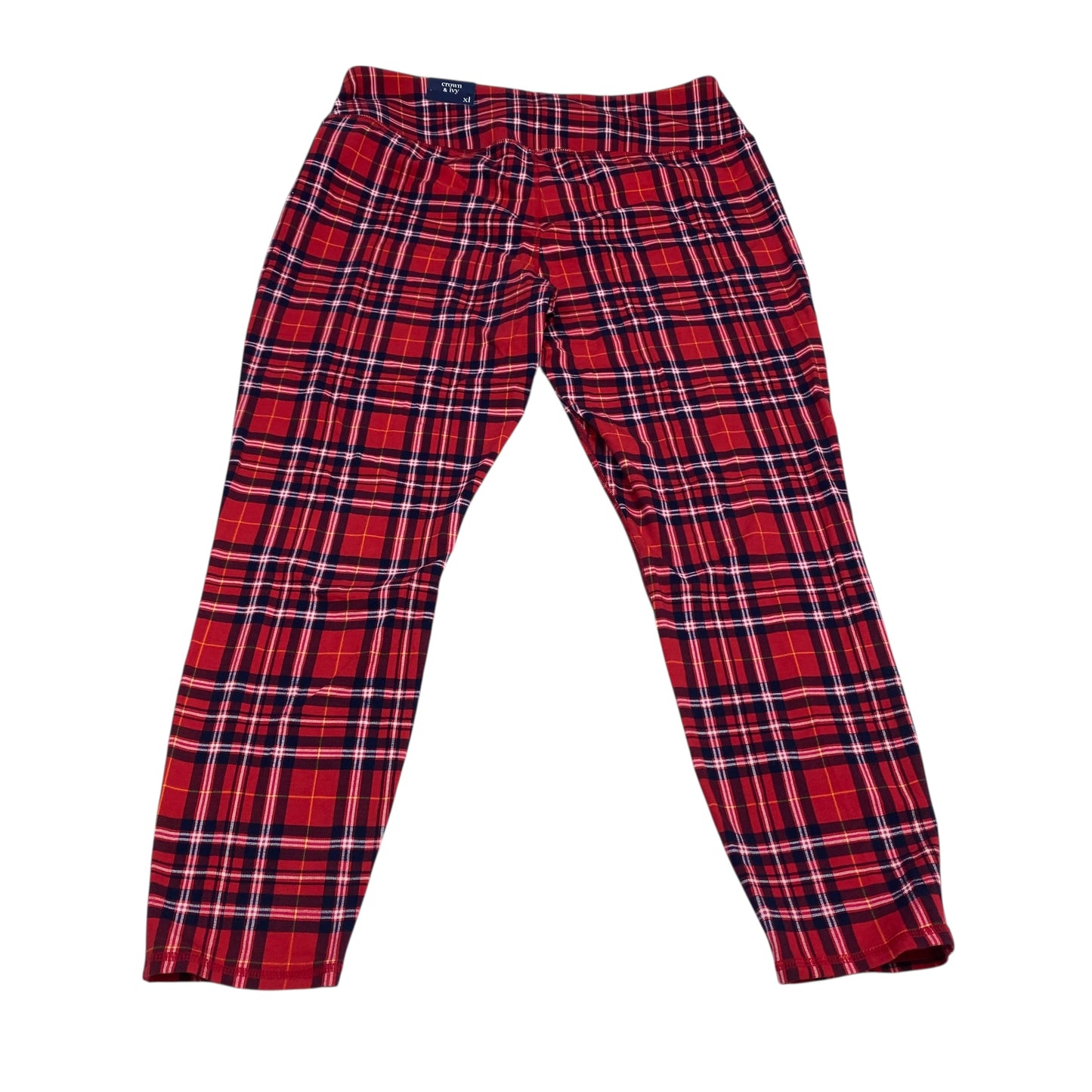 Pants Leggings By Crown And Ivy In Red, Size:Xl