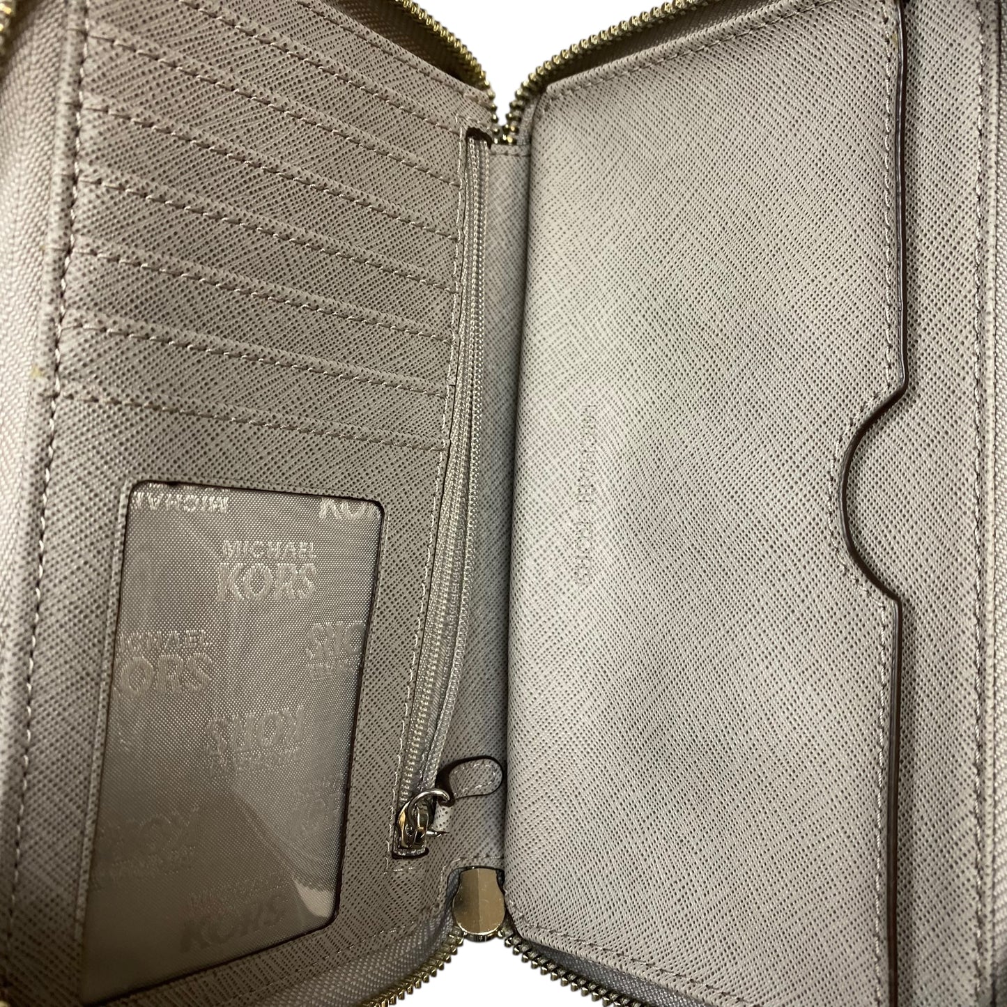 Wallet Designer By Michael Kors In Grey, Size:Medium