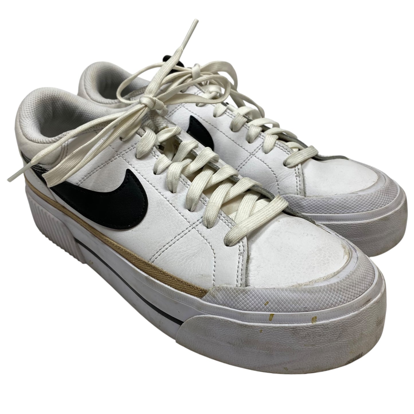 Shoes Sneakers Platform By Nike In White, Size:10